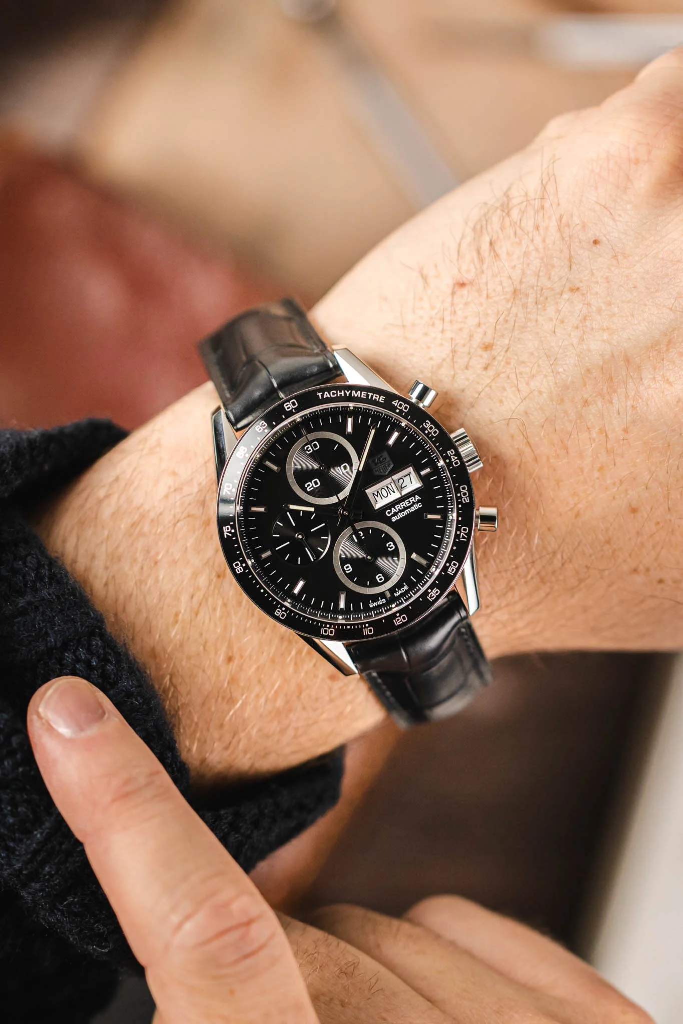 TAG HEUER Carrera Juan Manuel Fangio Limited Edition - Black - Image 8