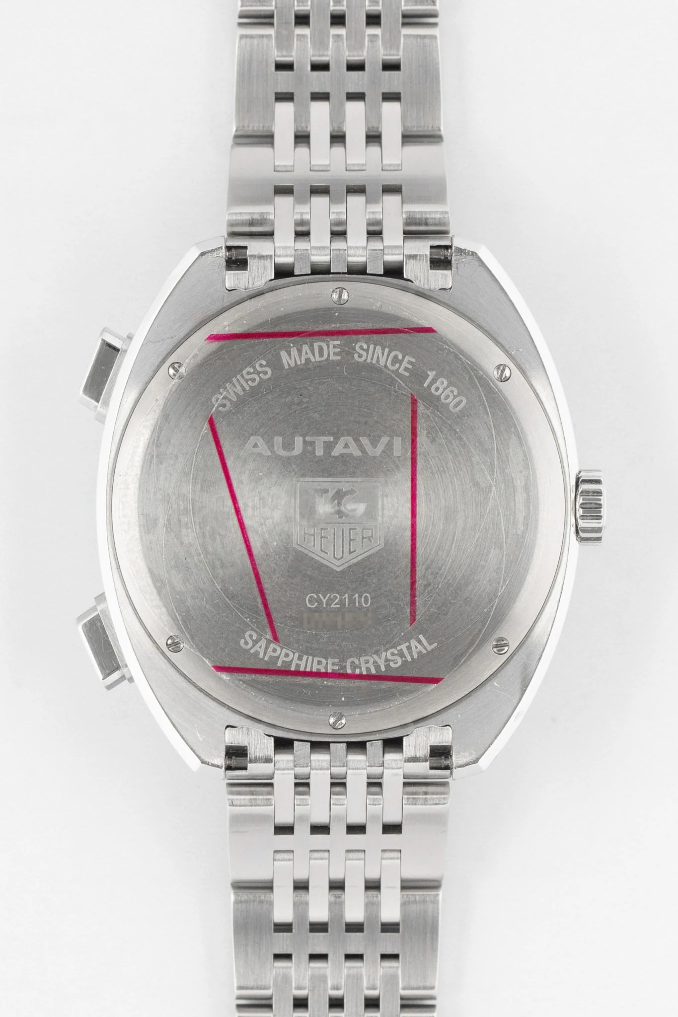 TAG HEUER CY2110.BA0775 Autavia 'Siffert' Re-Issue 42.5mm Automatic Chronograph – White Dial - Image 7