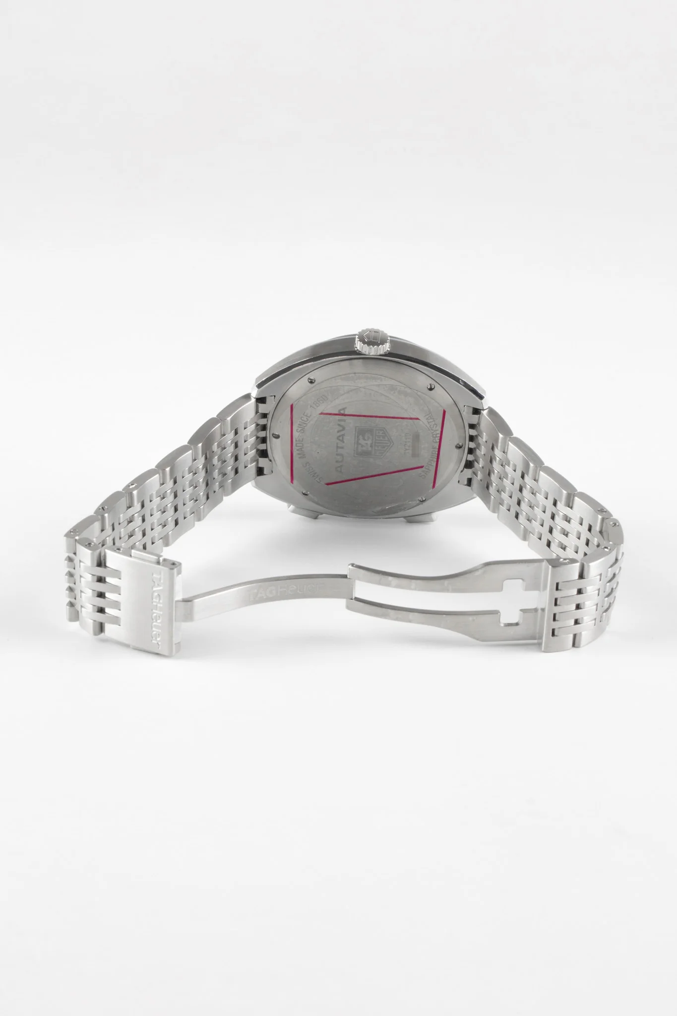 TAG HEUER CY2110.BA0775 Autavia 'Siffert' Re-Issue 42.5mm Automatic Chronograph – White Dial - Image 8