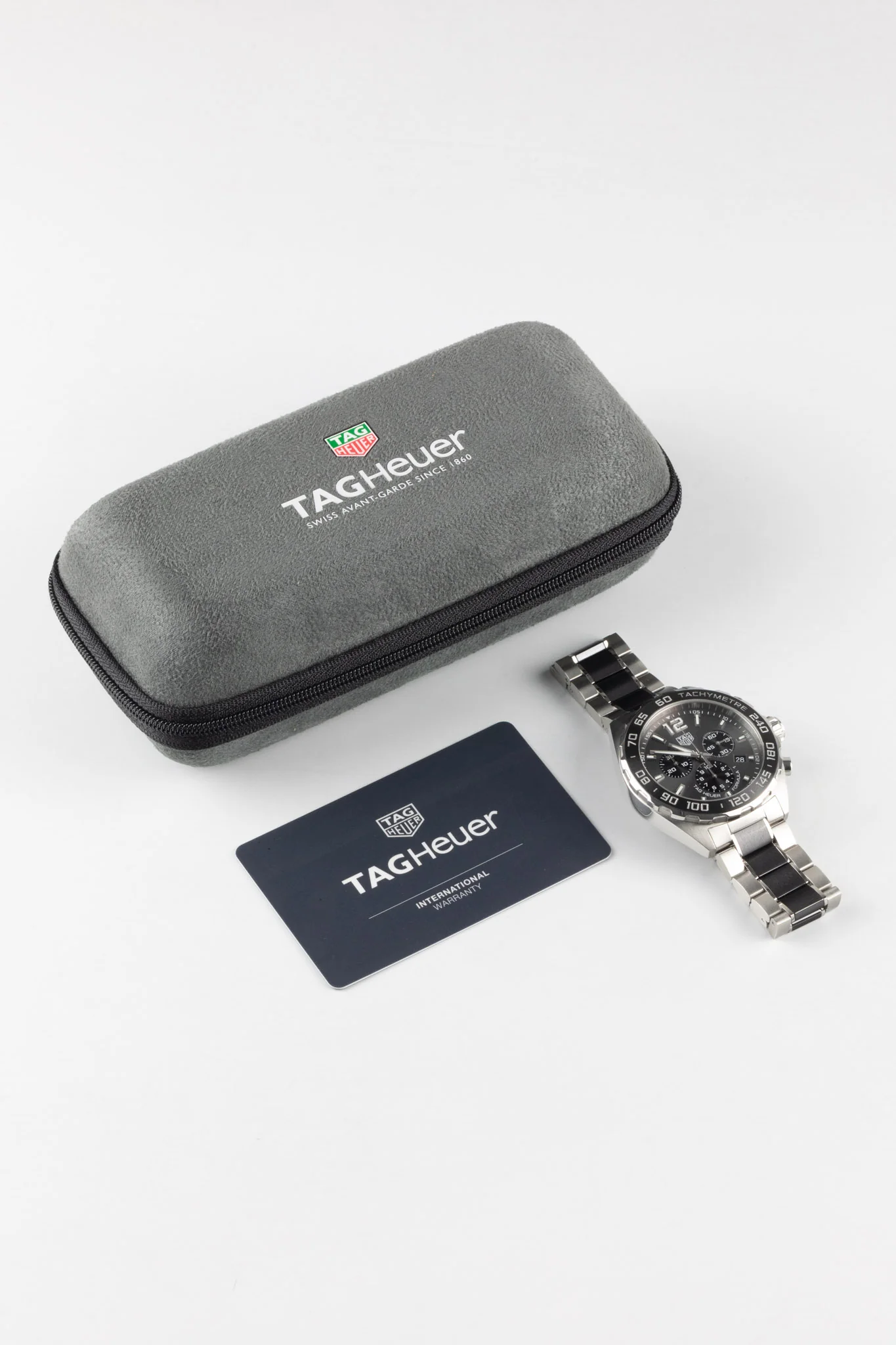 TAG HEUER Formula 1 Quartz Watch – Grey Sunray Brushed Dial 43mm - Image 10