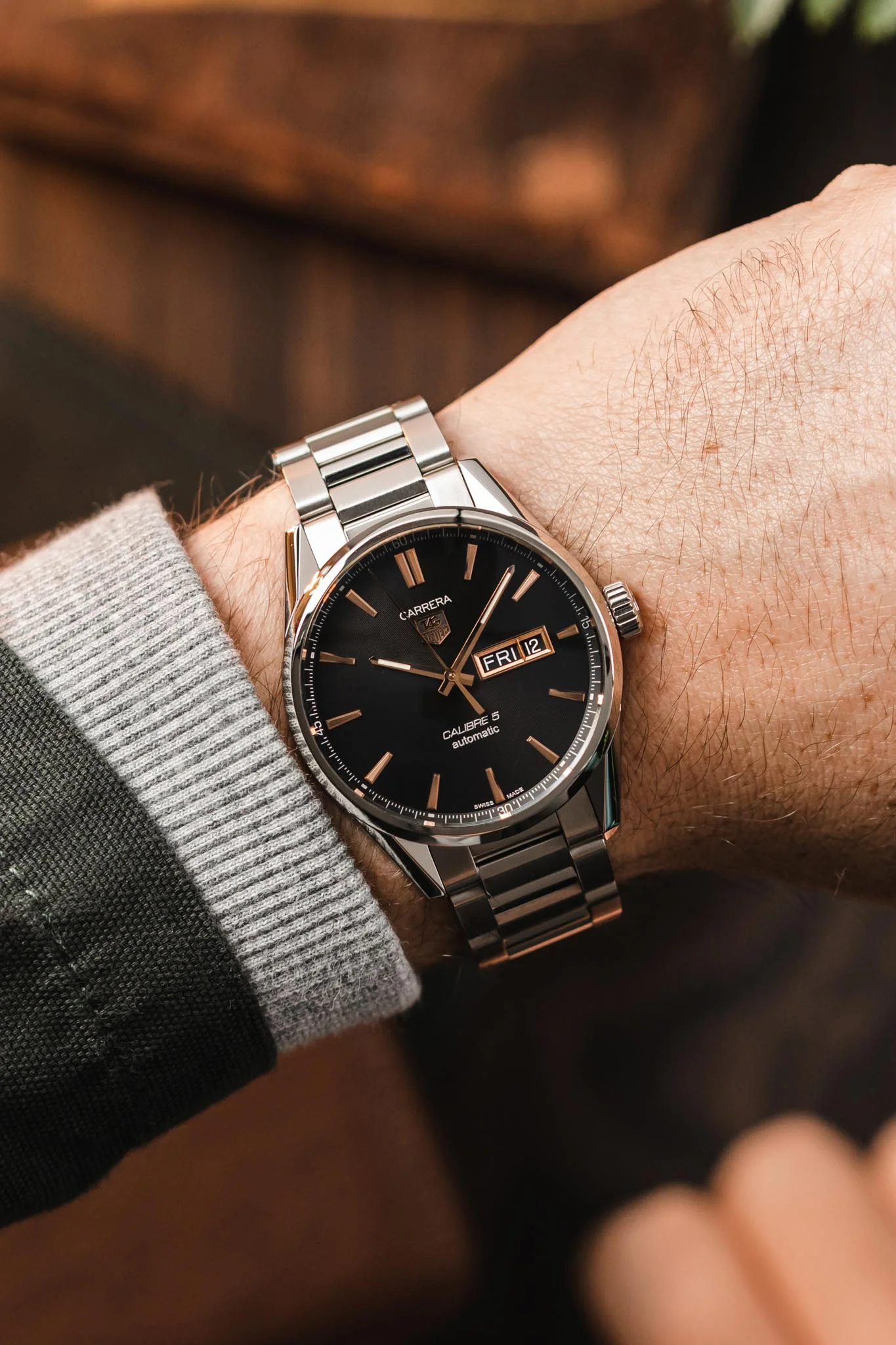 TAG HEUER Carrera Calibre 5 Day & Date Watch - Image 2