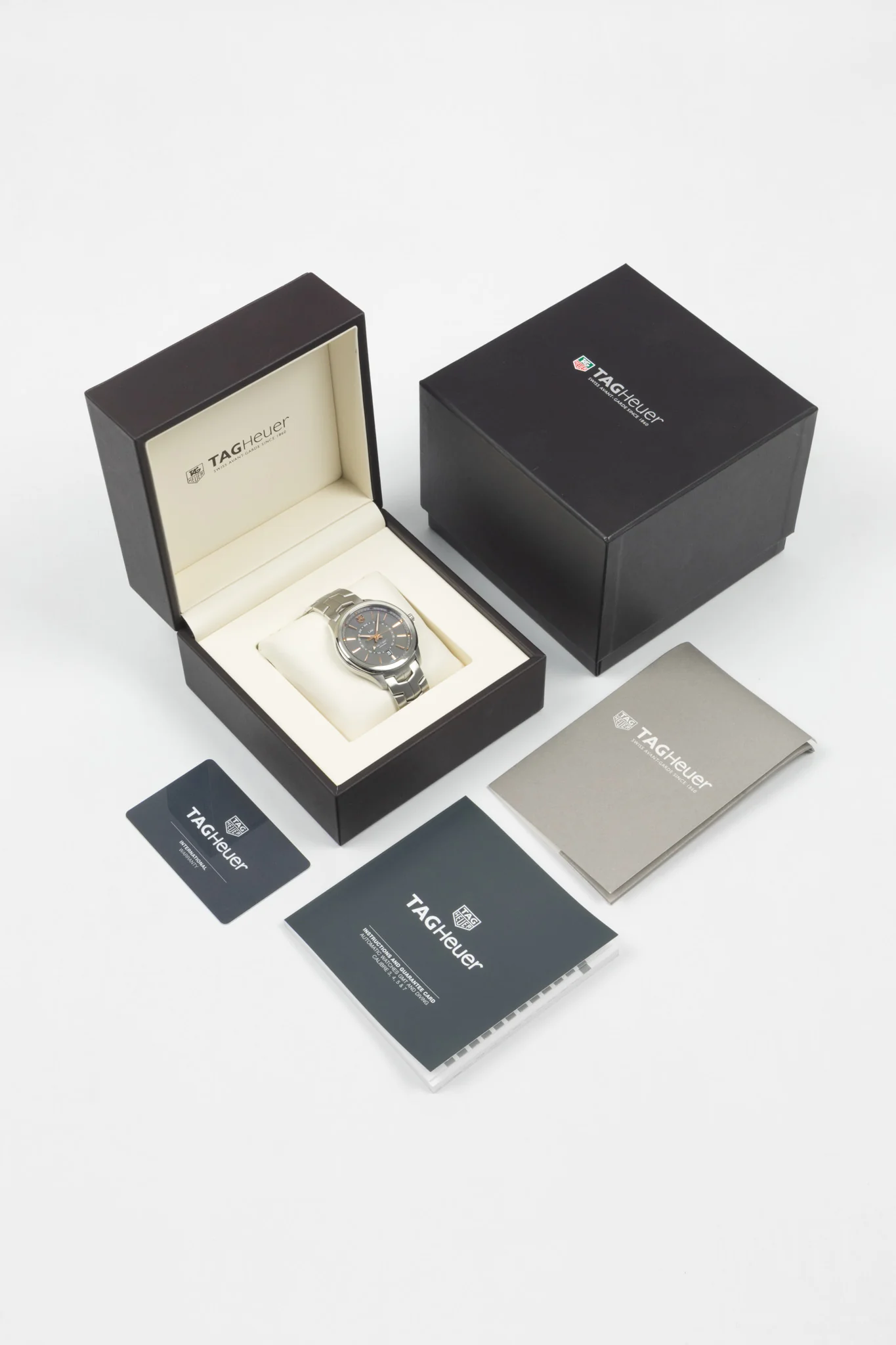 TAG HEUER Link GMT Watch - Anthracite Dial - Image 10