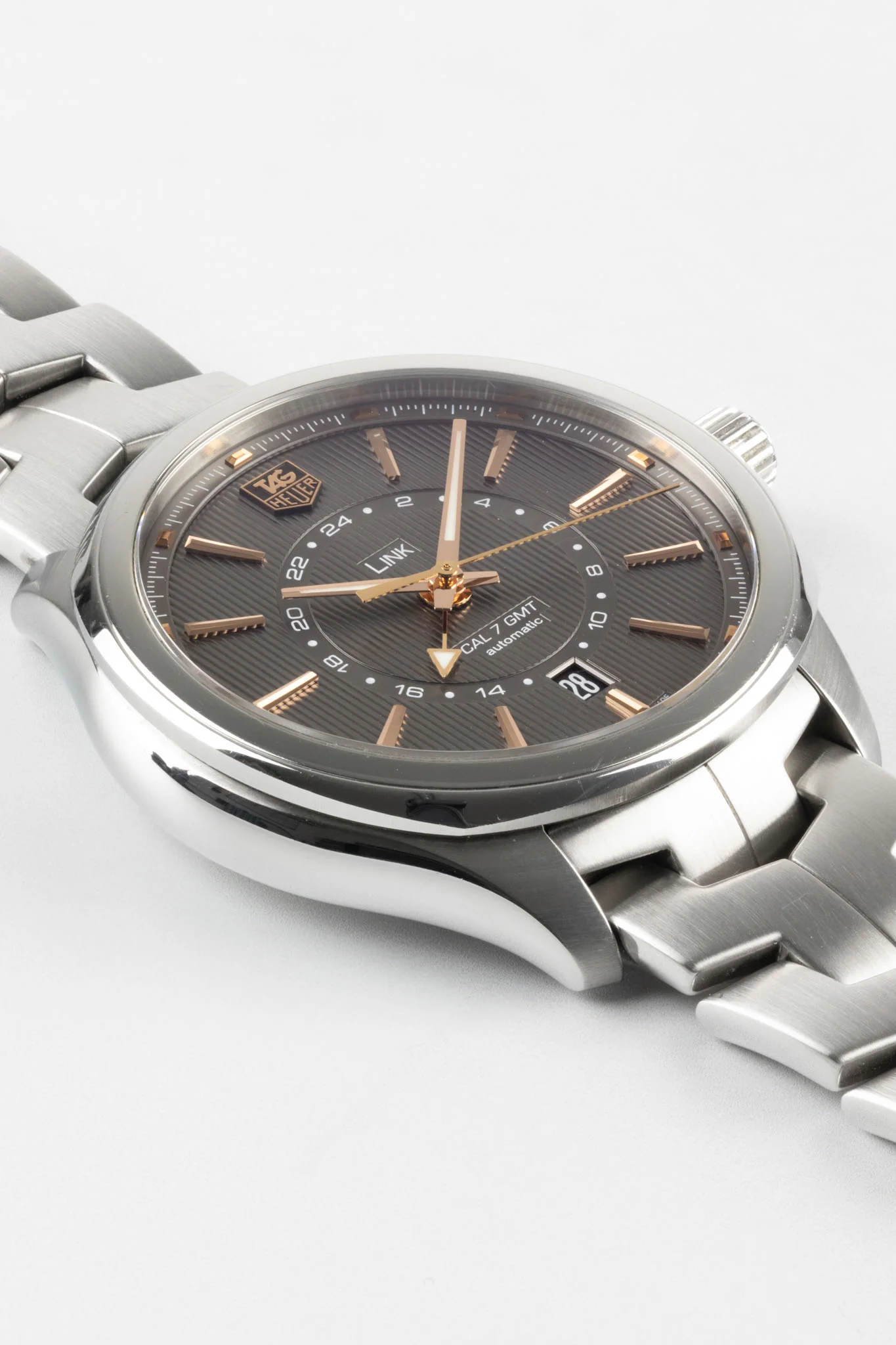 TAG HEUER Link GMT Watch - Anthracite Dial - Image 3