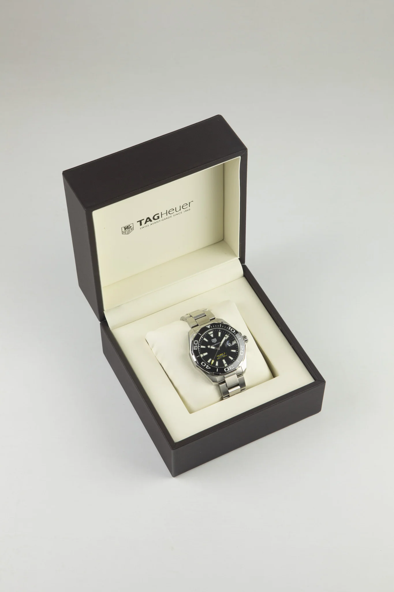 TAG HEUER WAY201A.BA0927 Aquaracer Calibre 5 43mm Automatic Watch - Black Dial - Image 10