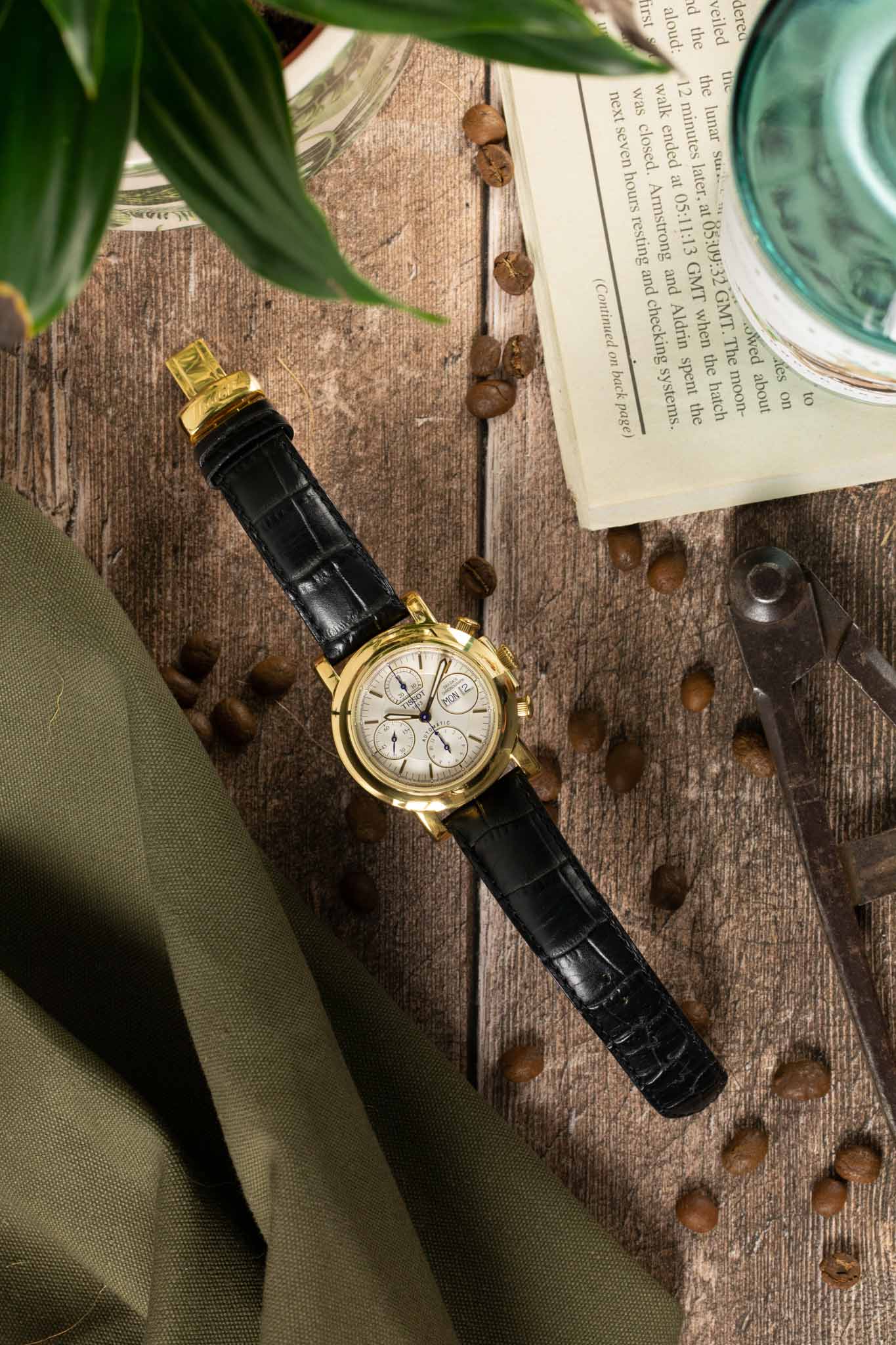 TISSOT T71.3.441.31 T-Lord 18k Gold 41mm Automatic Chronograph - Image 11