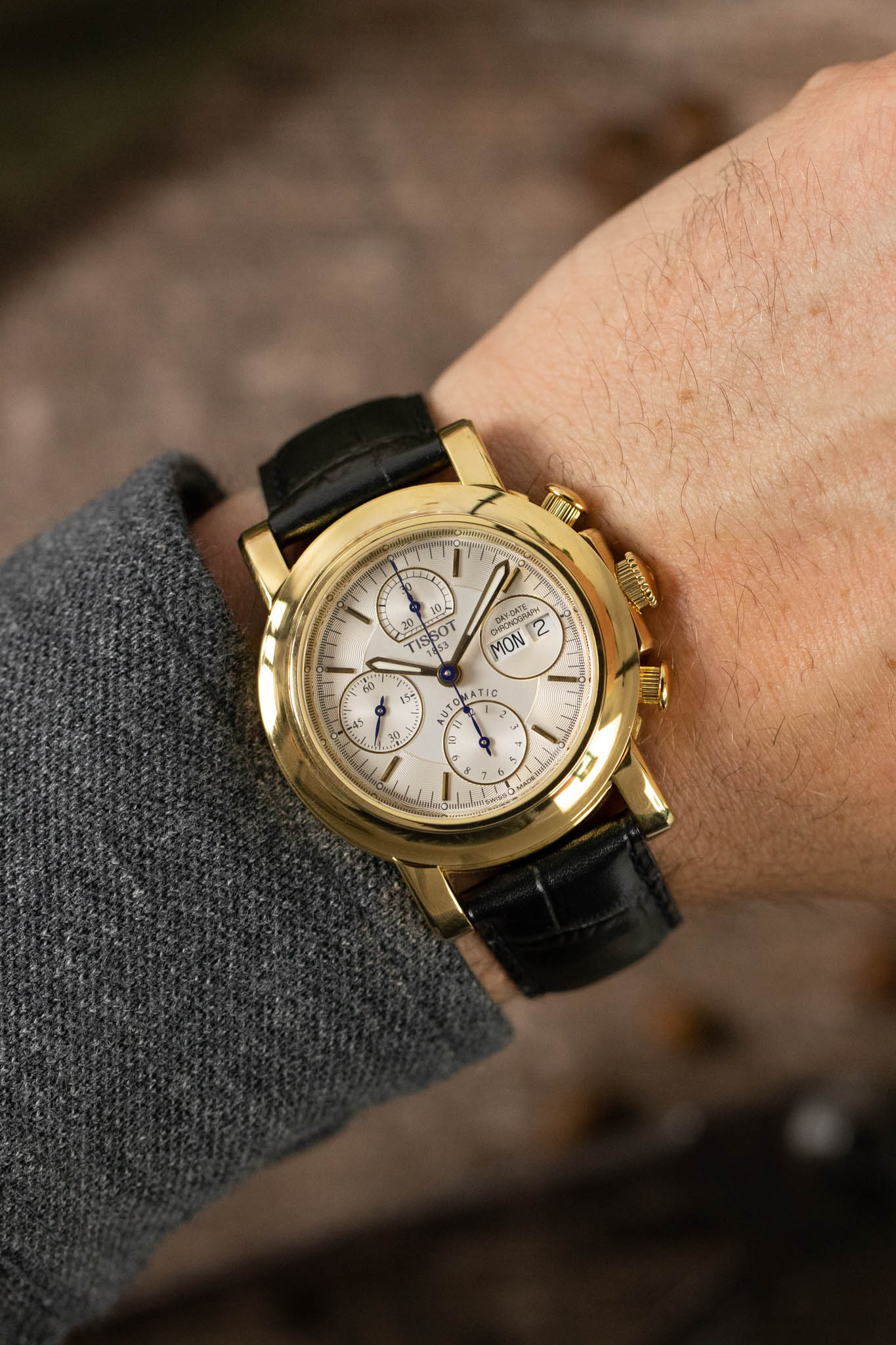 TISSOT T71.3.441.31 T-Lord 18k Gold 41mm Automatic Chronograph - Image 2