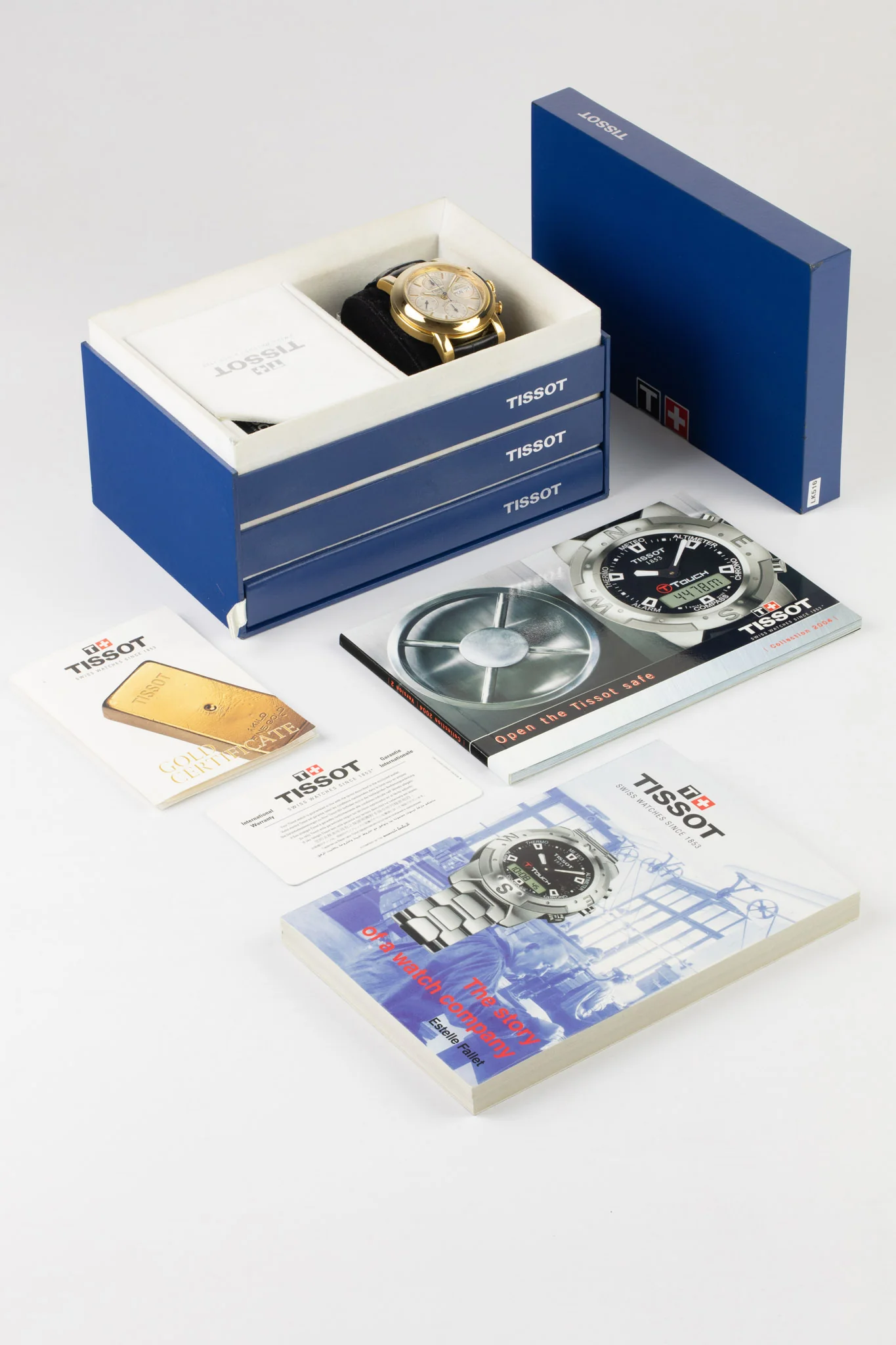TISSOT T71.3.441.31 T-Lord 18k Gold 41mm Automatic Chronograph - Image 9