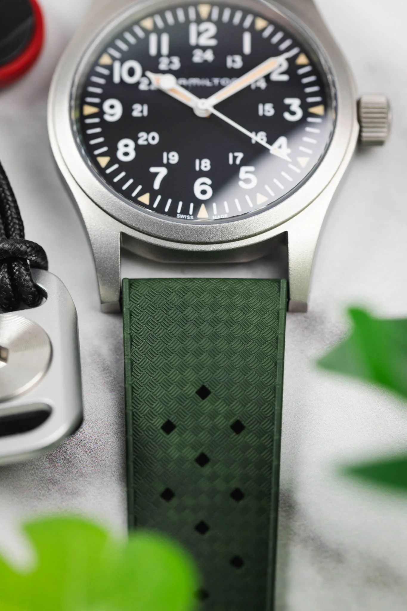 TROPIC® Dive Watch Strap in GREEN - Image 6