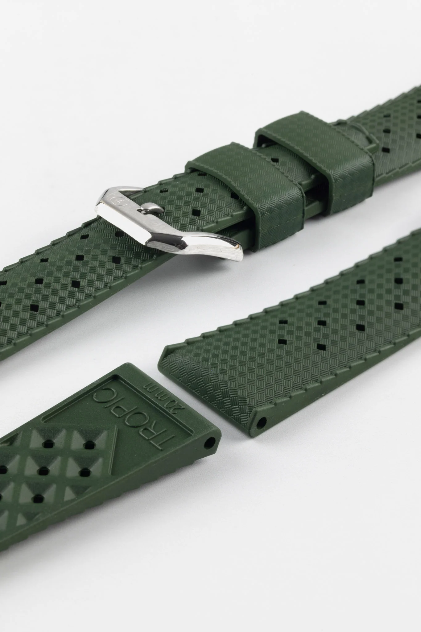 TROPIC® Dive Watch Strap in GREEN - Image 7