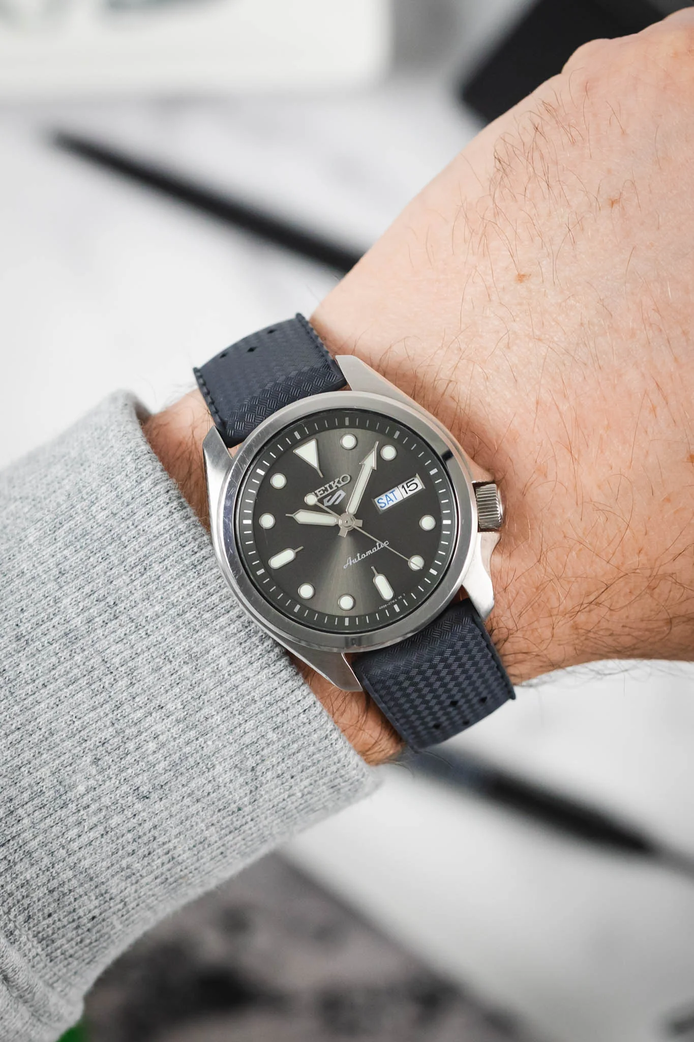 TROPIC® Dive Watch Strap in ANTHRACITE - Image 2