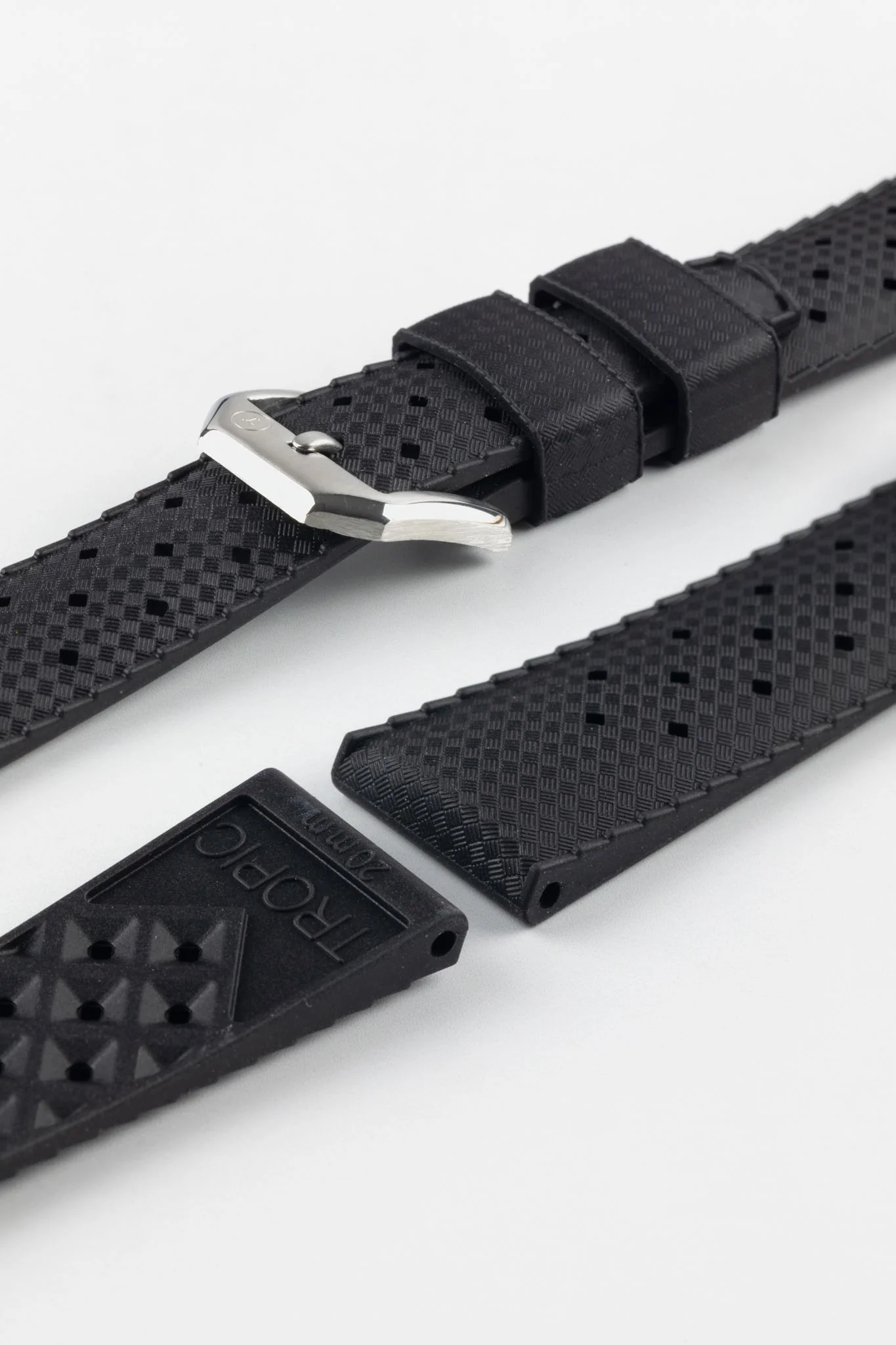 TROPIC® Dive Watch Strap in BLACK - Image 7