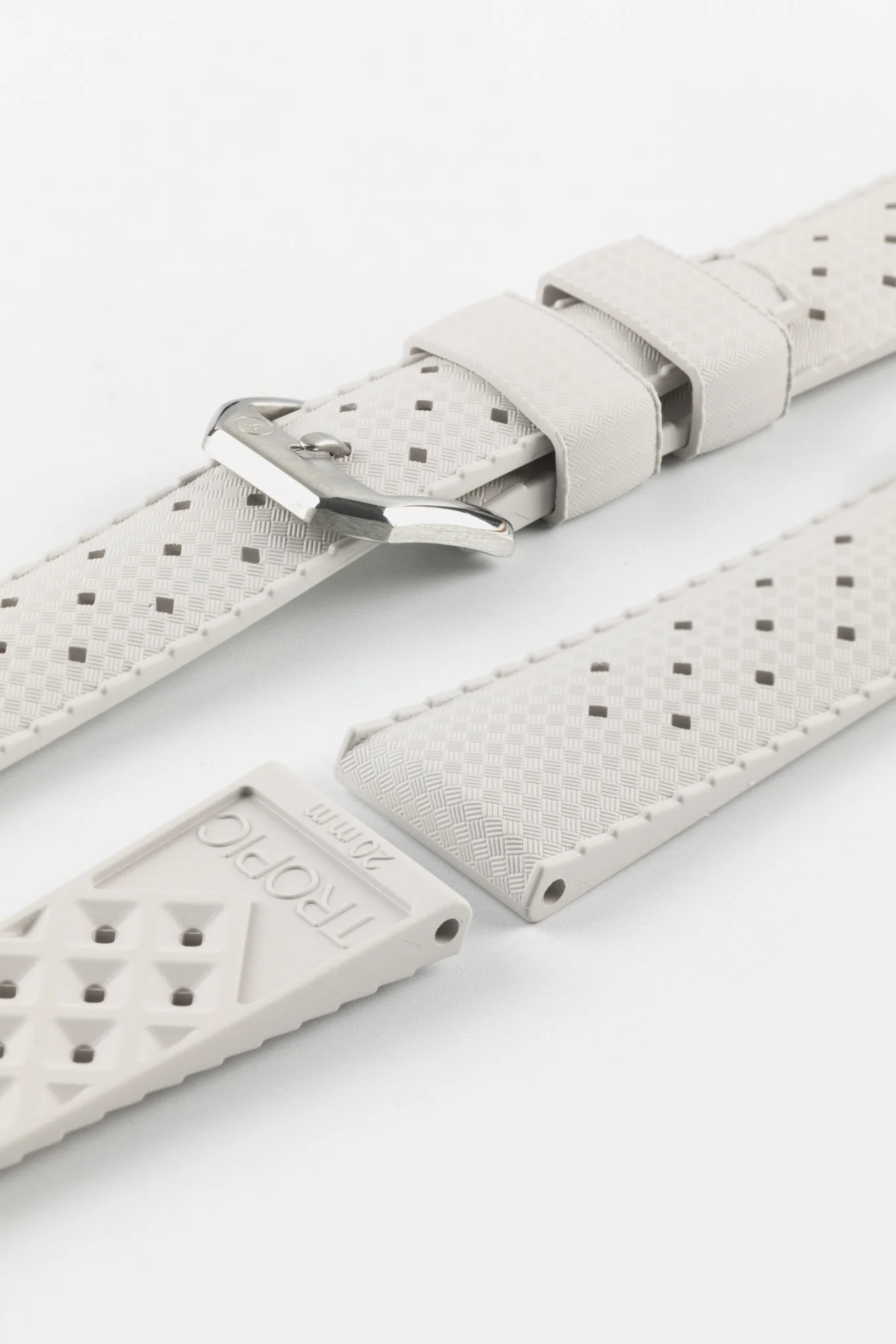 TROPIC® Dive Watch Strap in LIGHT GREY - Image 7