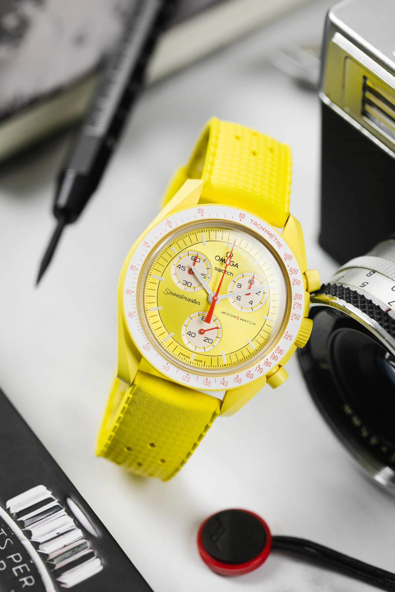 TROPIC® Dive Watch Strap in POSEIDON YELLOW - Image 4