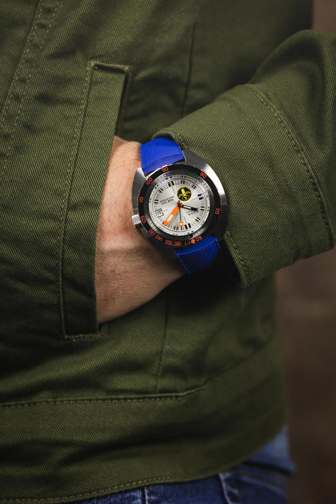 TROPIC® Dive Watch Strap in ROYAL BLUE - Image 6