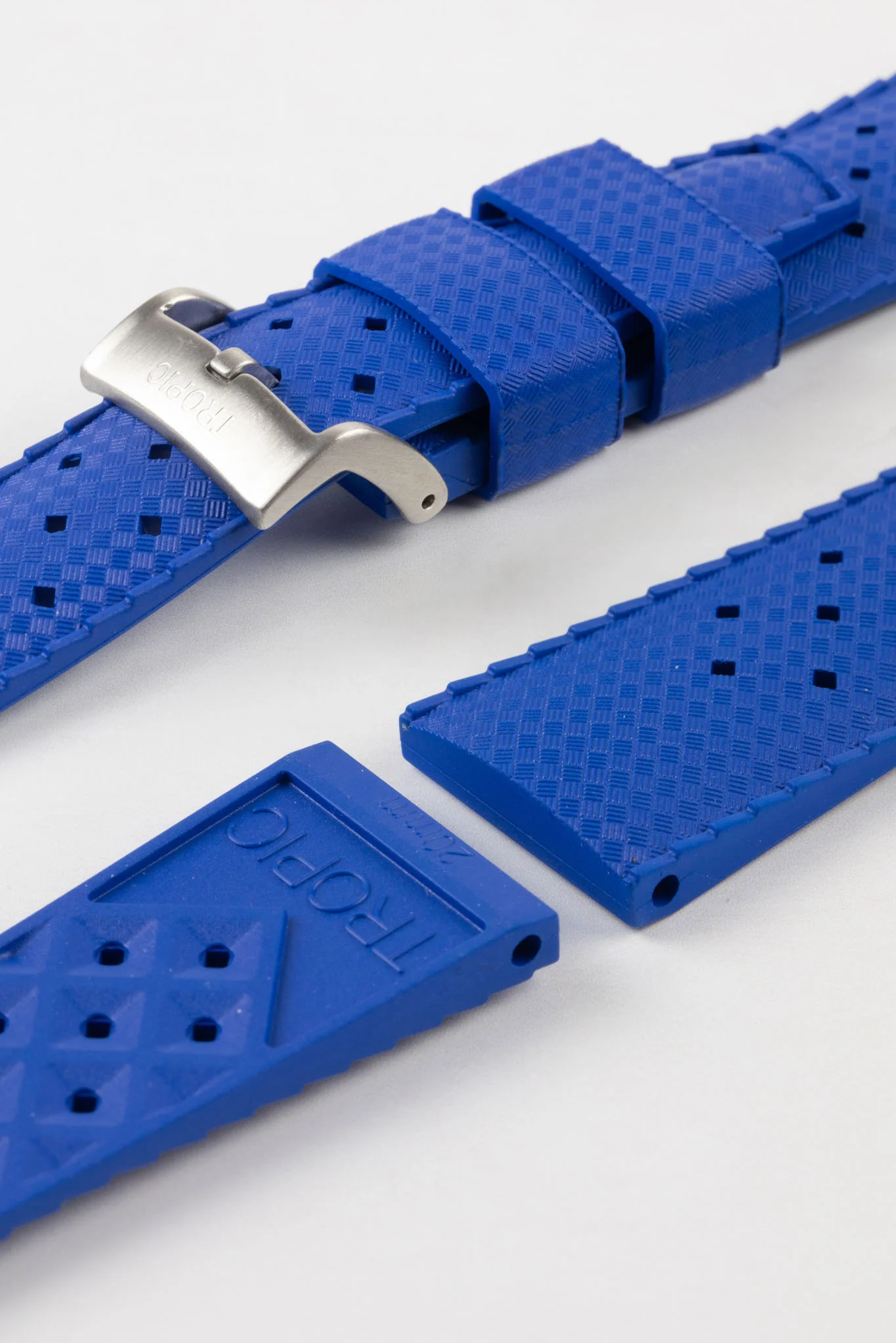 TROPIC® Dive Watch Strap in ROYAL BLUE - Image 7