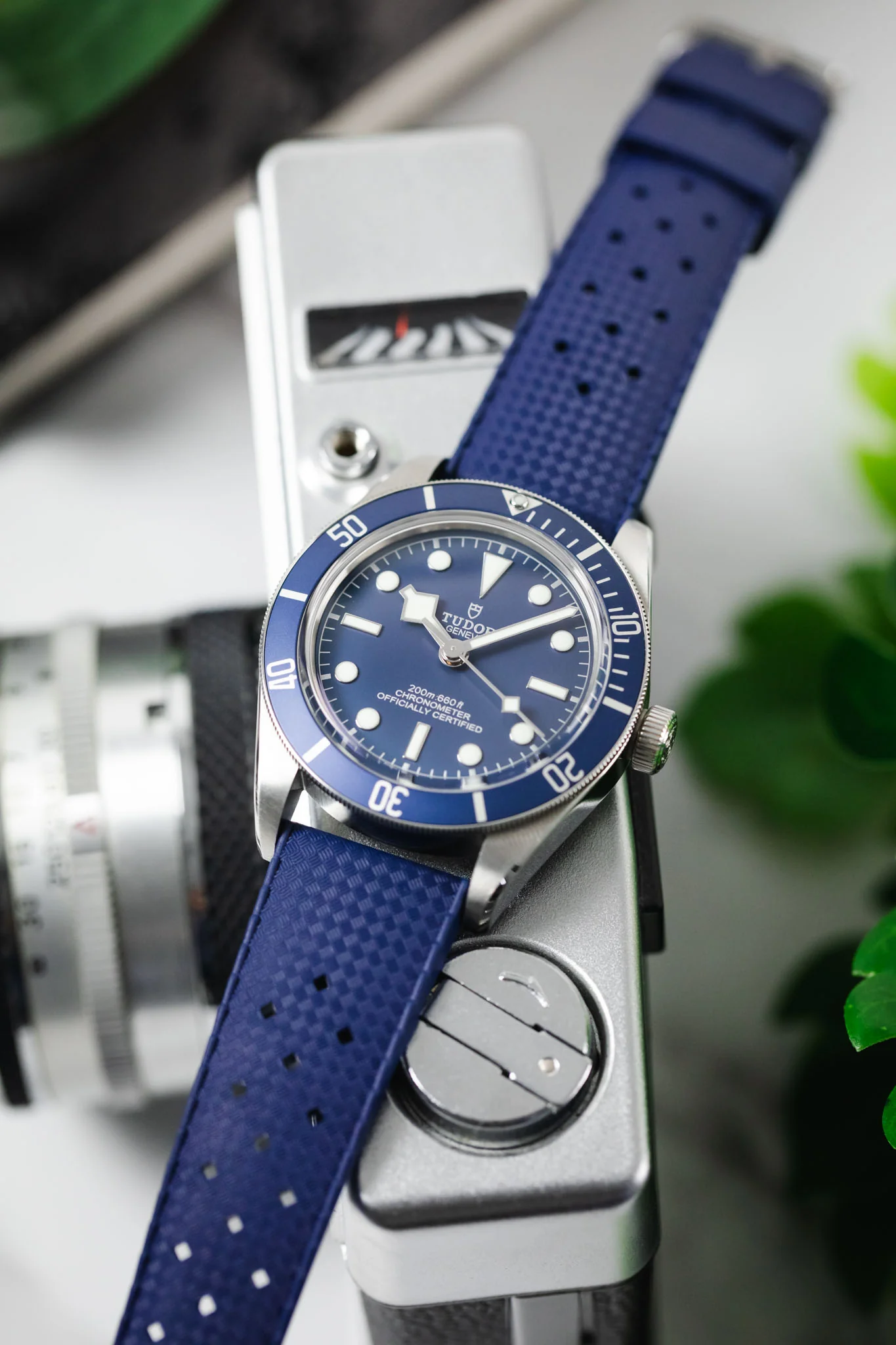 TROPIC® Dive Watch Strap in NAVY BLUE - Image 6