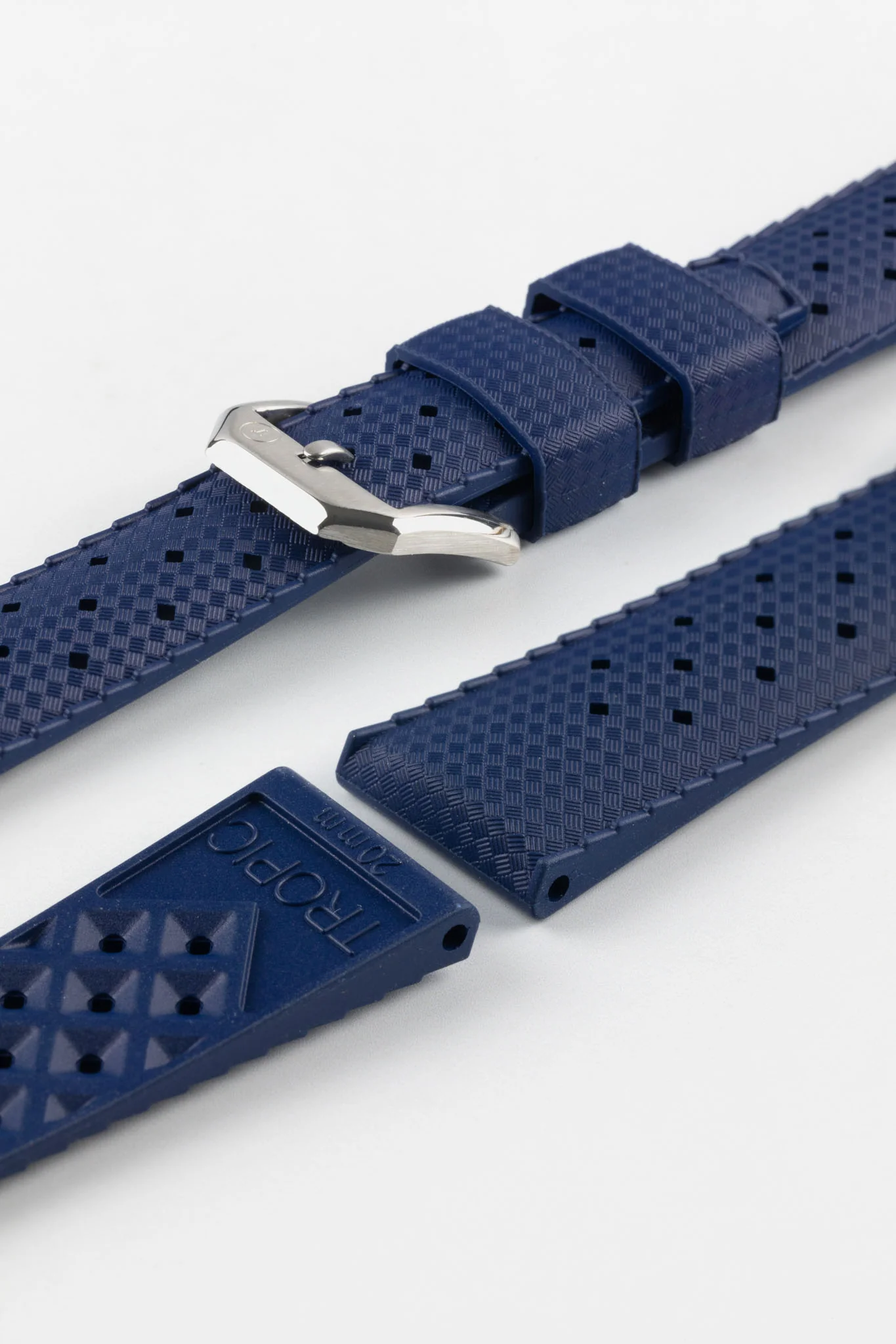 TROPIC® Dive Watch Strap in NAVY BLUE - Image 7