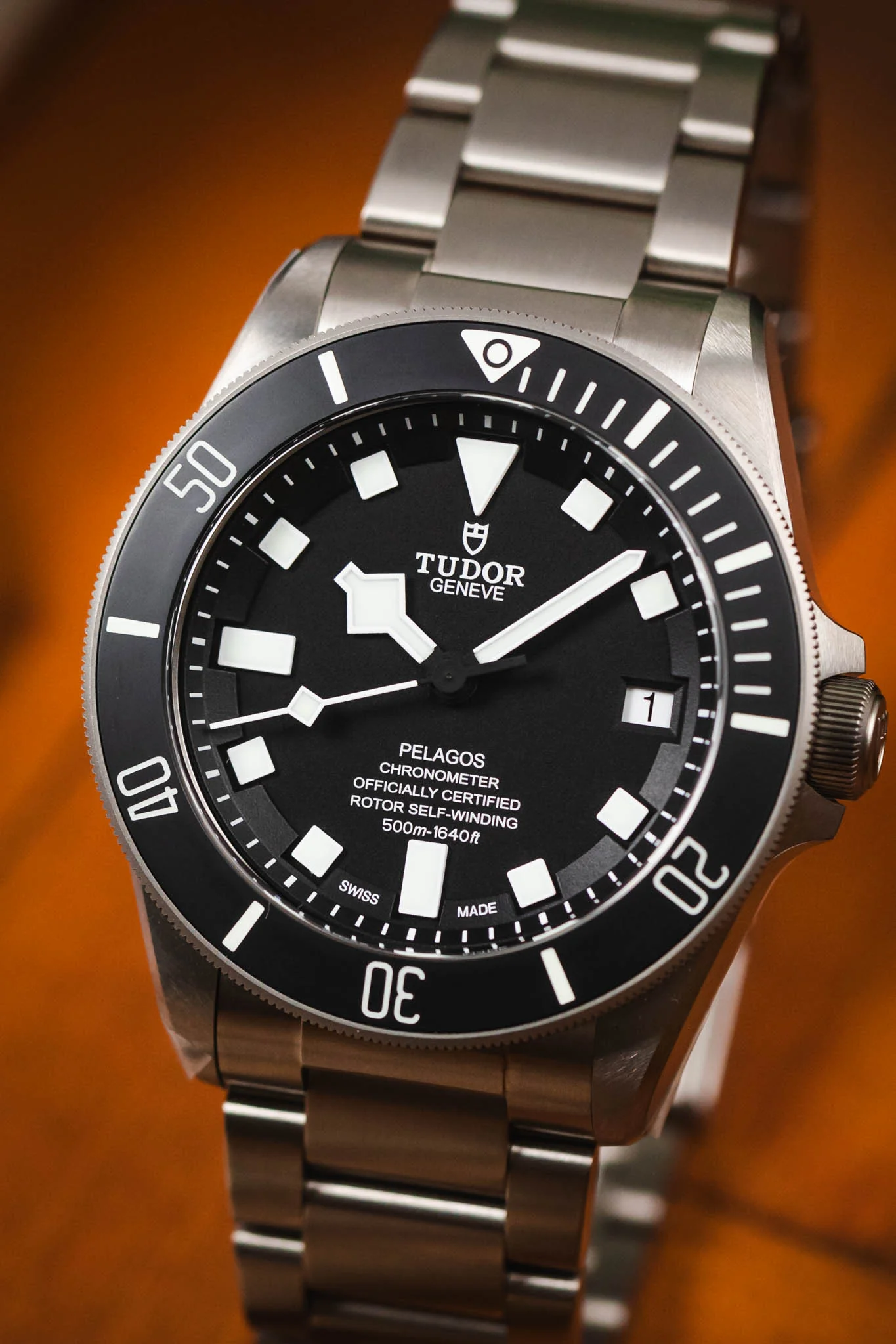 TUDOR Pelagos 42mm Titanium Automatic Diving Watch - Black Dial - Image 4
