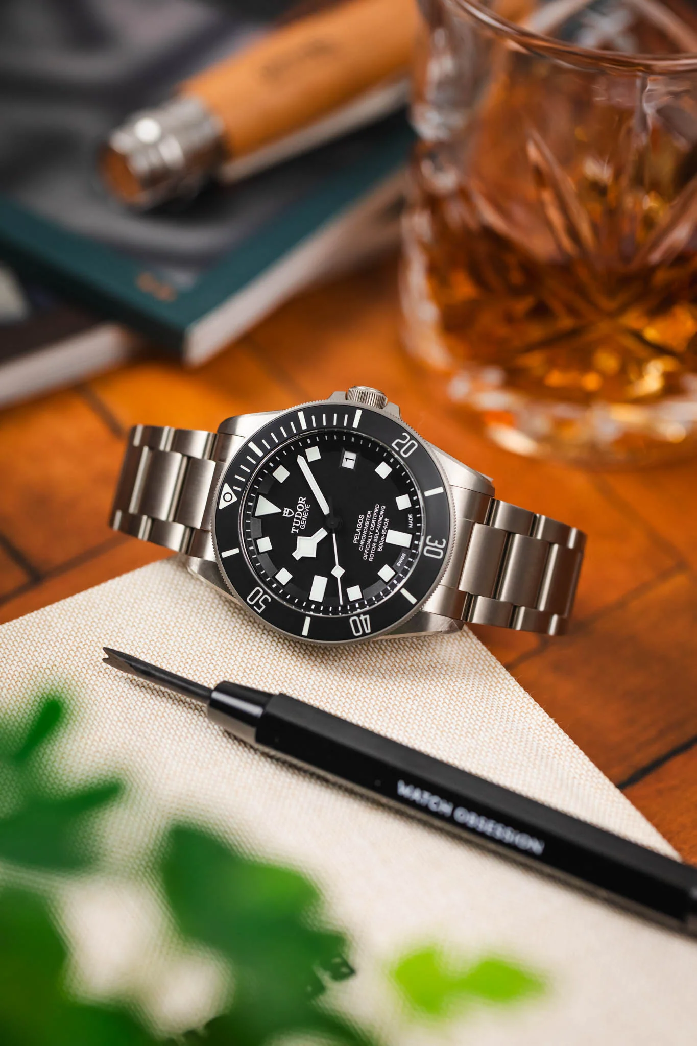 TUDOR Pelagos 42mm Titanium Automatic Diving Watch - Black Dial - Image 6