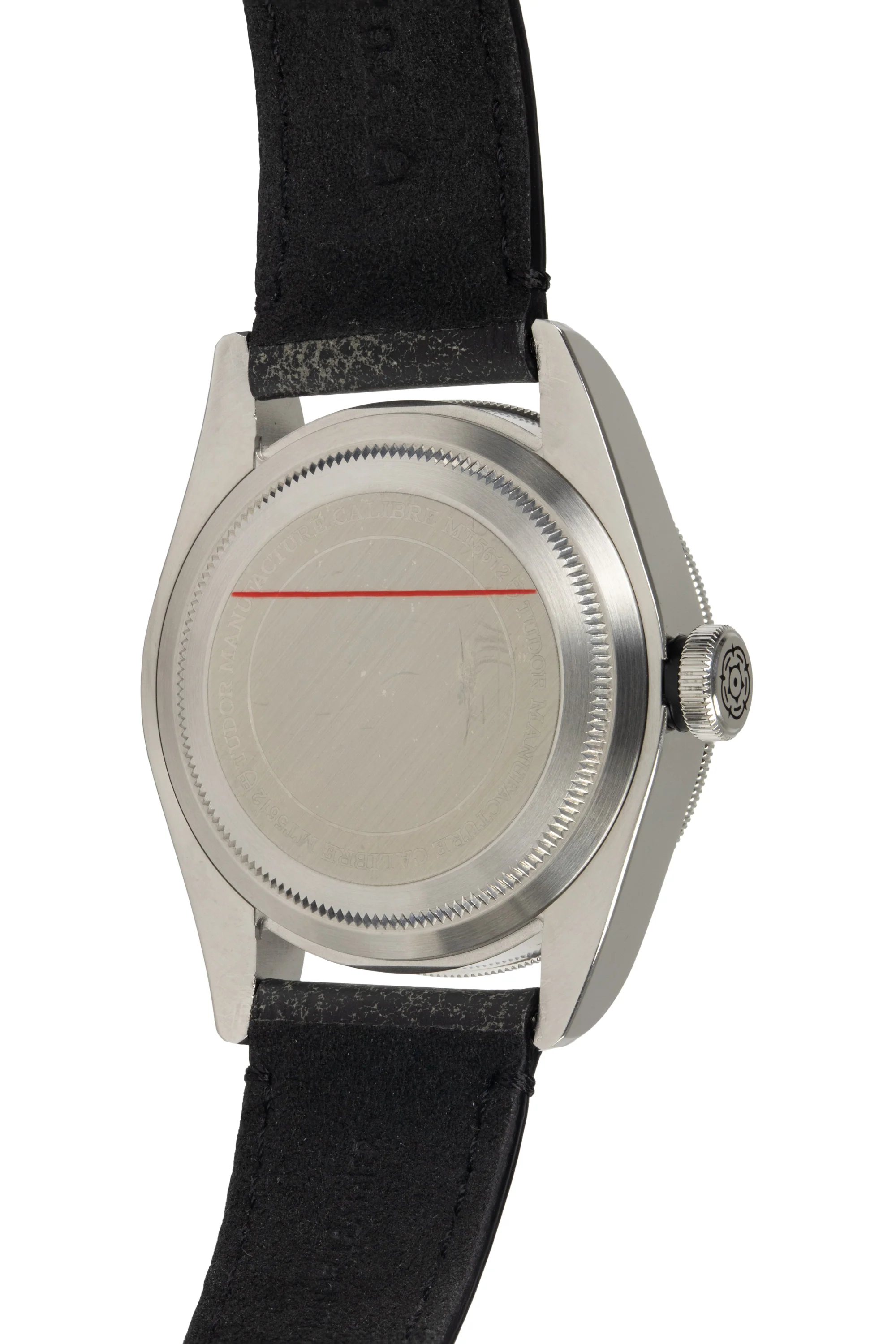 TUDOR M79730-0005 Black Bay 41mm Automatic Watch with Black Leather Strap - Image 5