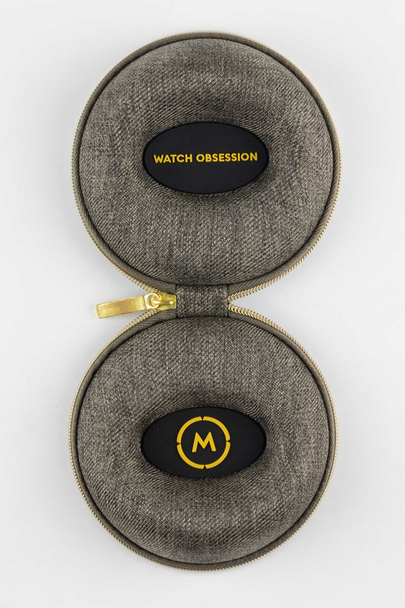 Oyster - 1 Watch Travel Case - Tweed Brown - Image 3