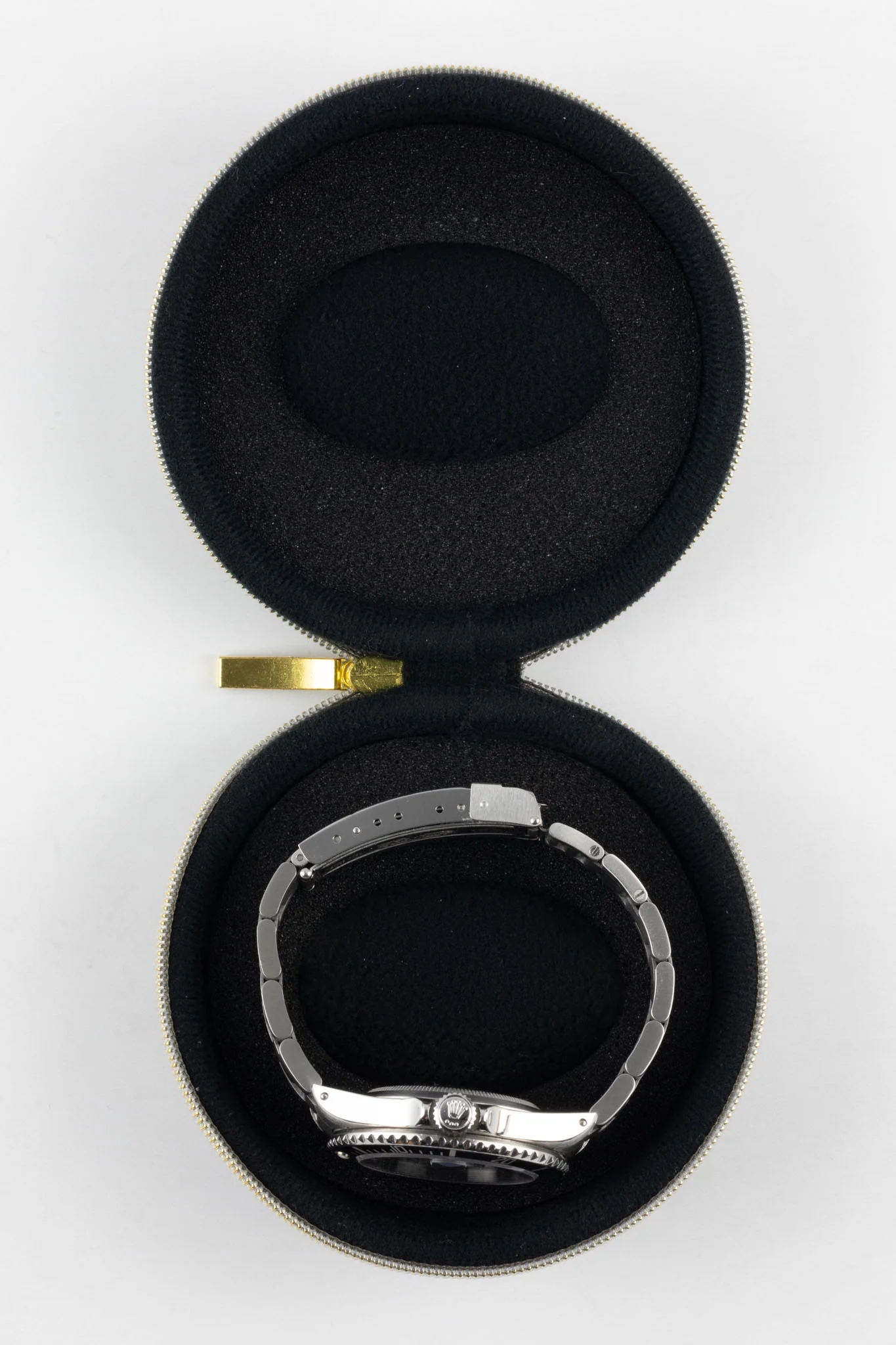 Oyster - 1 Watch Travel Case - Tweed Brown - Image 5