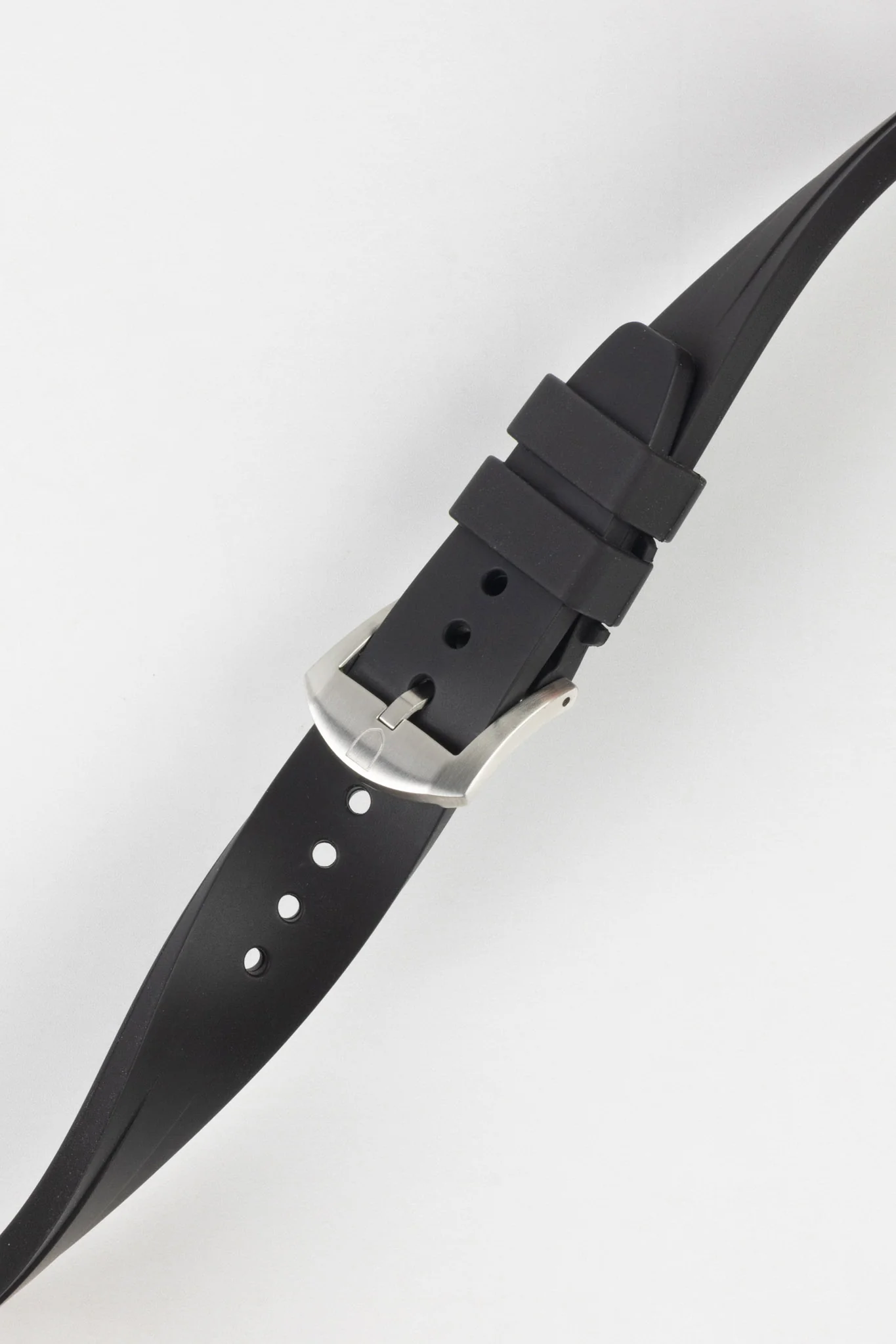 VANGUARD Integrated Rubber Watch Strap for Tudor Black Bay58 in BLACK - Image 5