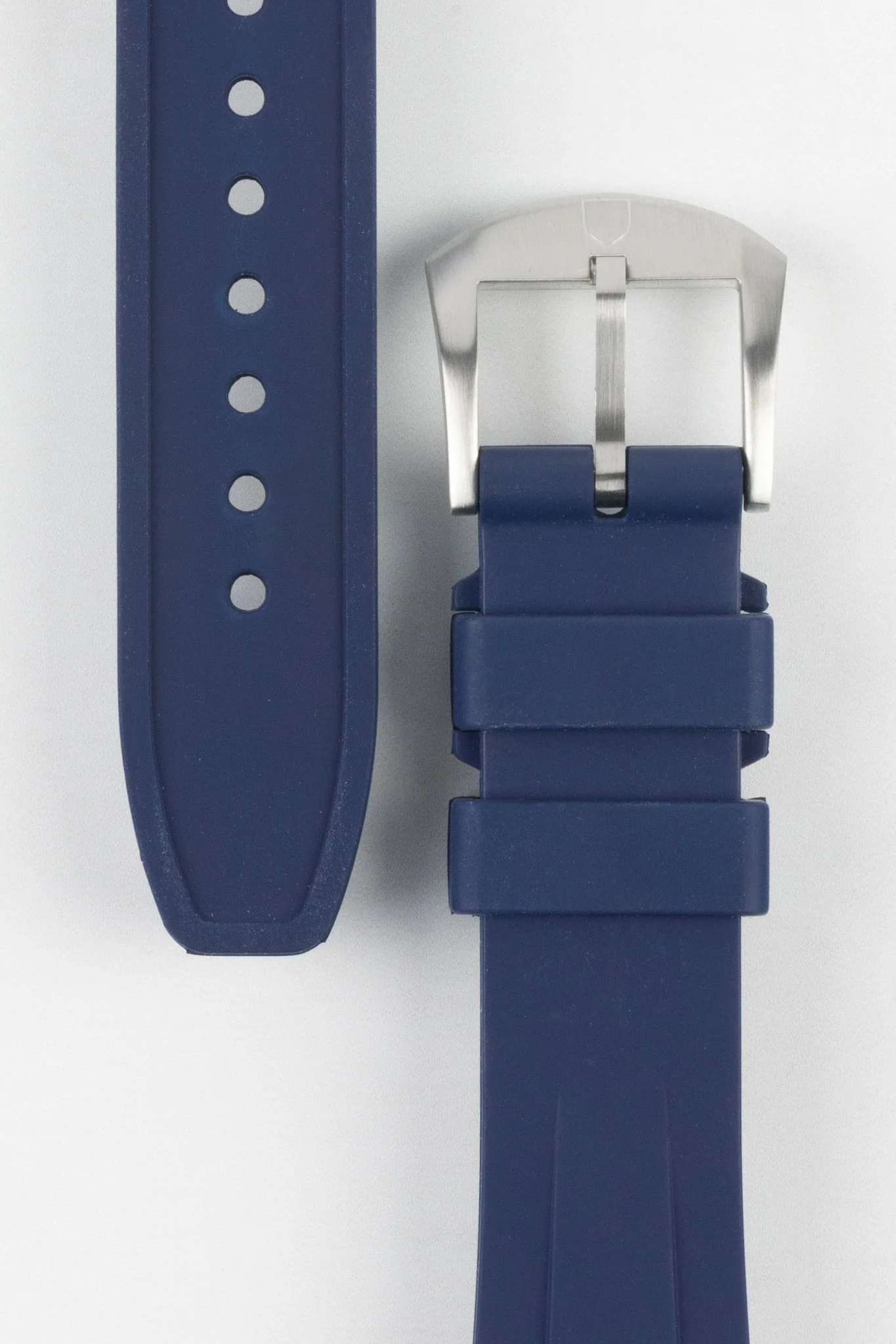 VANGUARD Integrated Rubber Watch Strap for Tudor Black Bay 58 in BLUE - Image 3