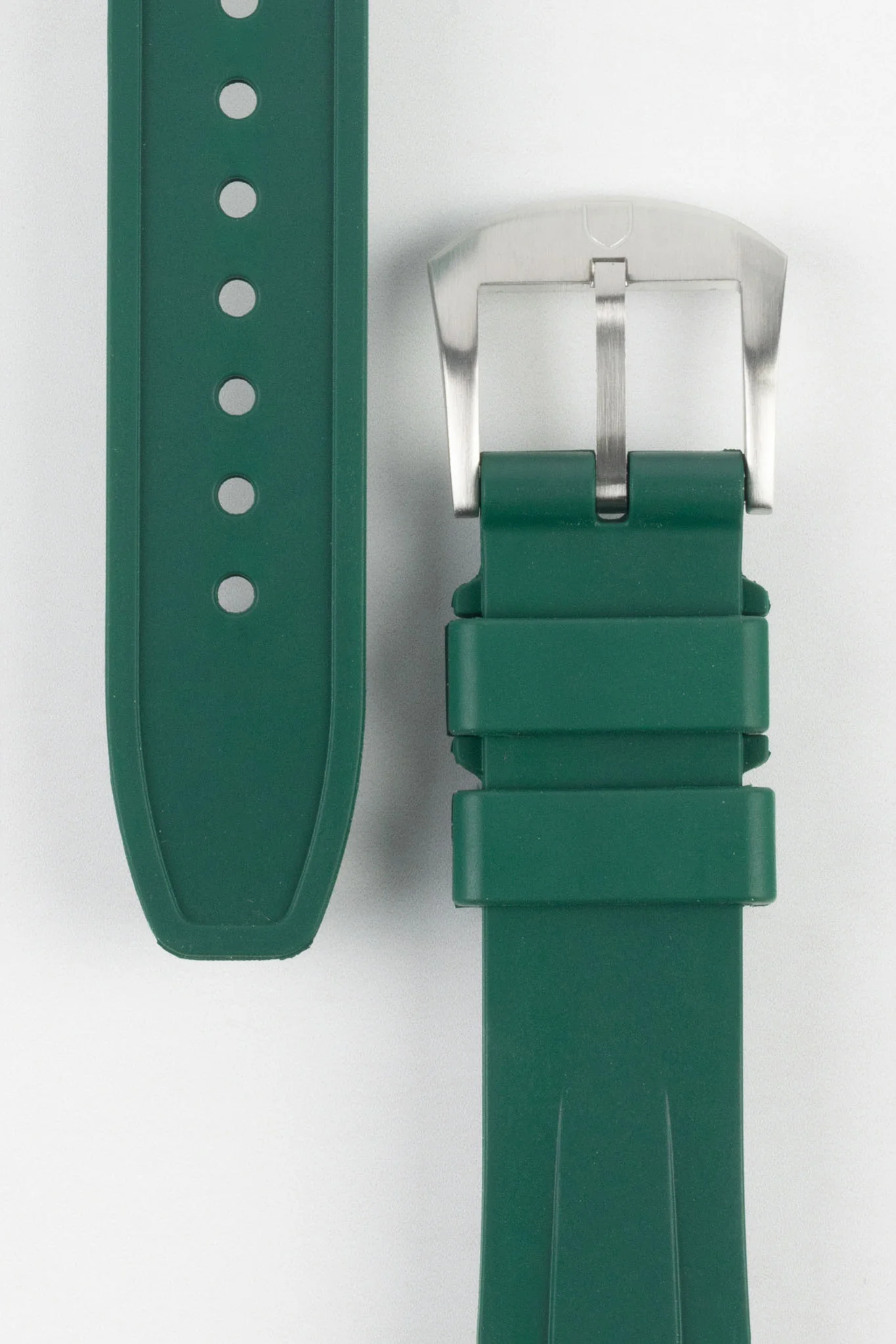 VANGUARD Integrated Rubber Watch Strap for Tudor Black Bay 58 in GREEN - Image 3