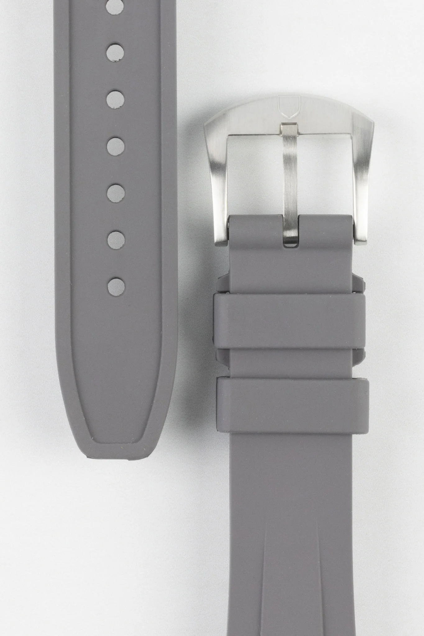 VANGUARD Integrated Rubber Watch Strap for Tudor Black Bay 58 in GREY - Image 3