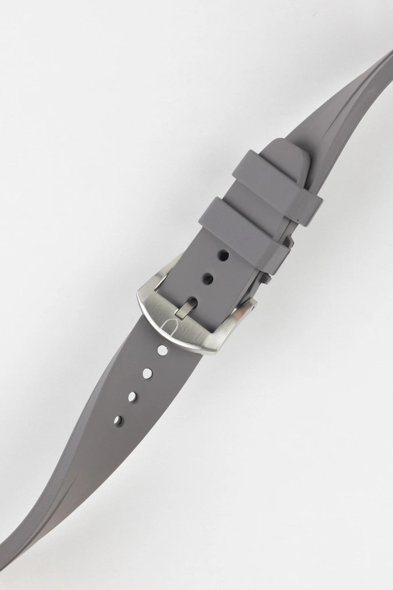 VANGUARD Integrated Rubber Watch Strap for Tudor Black Bay 58 in GREY - Image 5