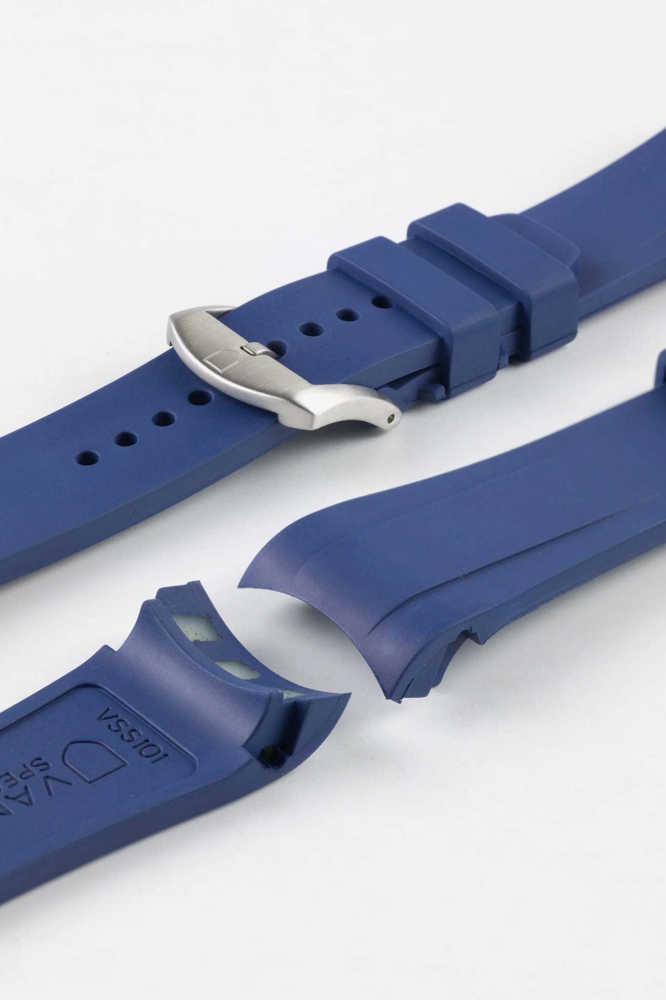 VANGUARD Rubber Watch Strap for Tudor Heritage Chrono in BLUE - Image 7
