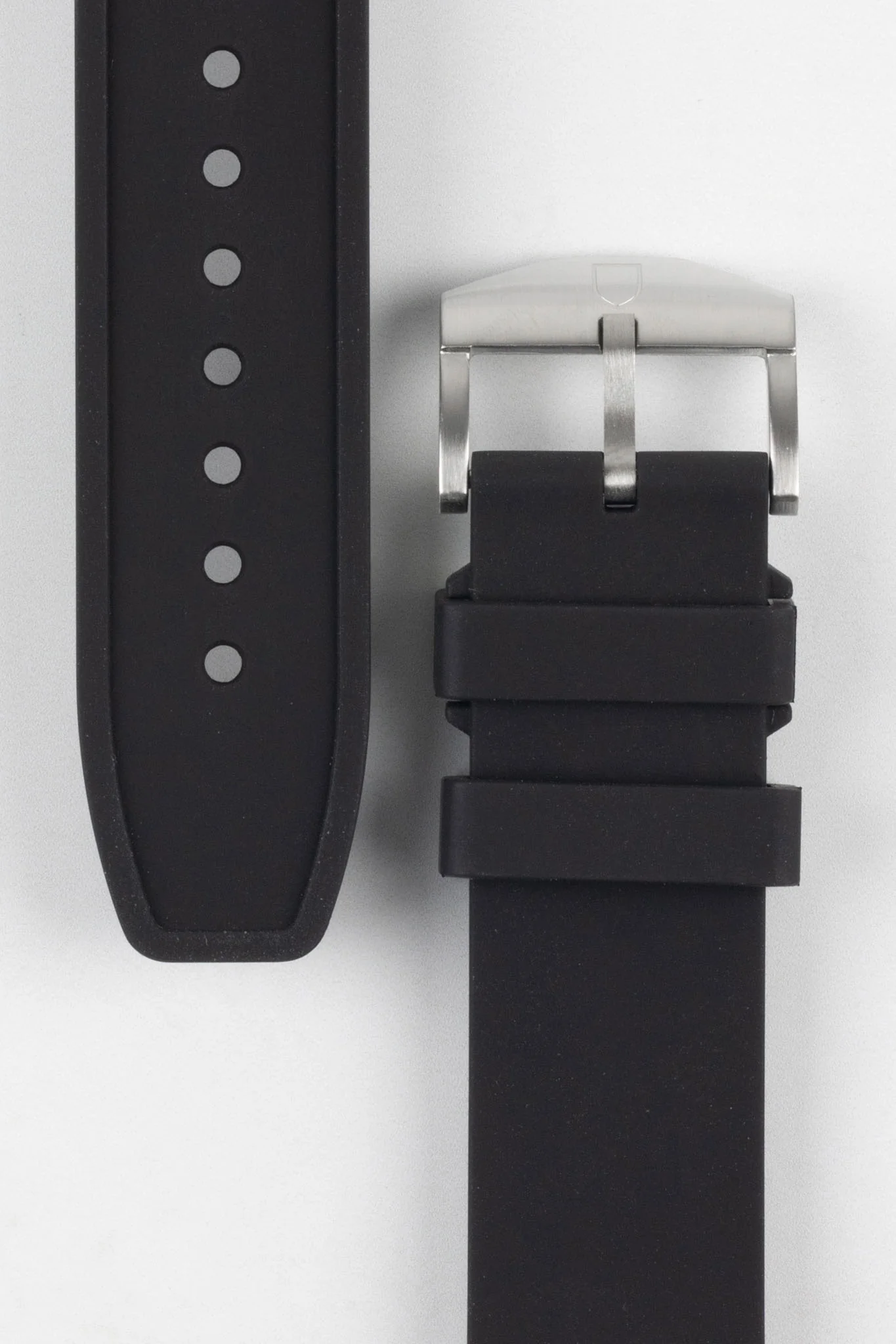 VANGUARD Integrated Rubber Watch Strap for Omega Speedmaster/ Moonswatch in BLACK - Image 3