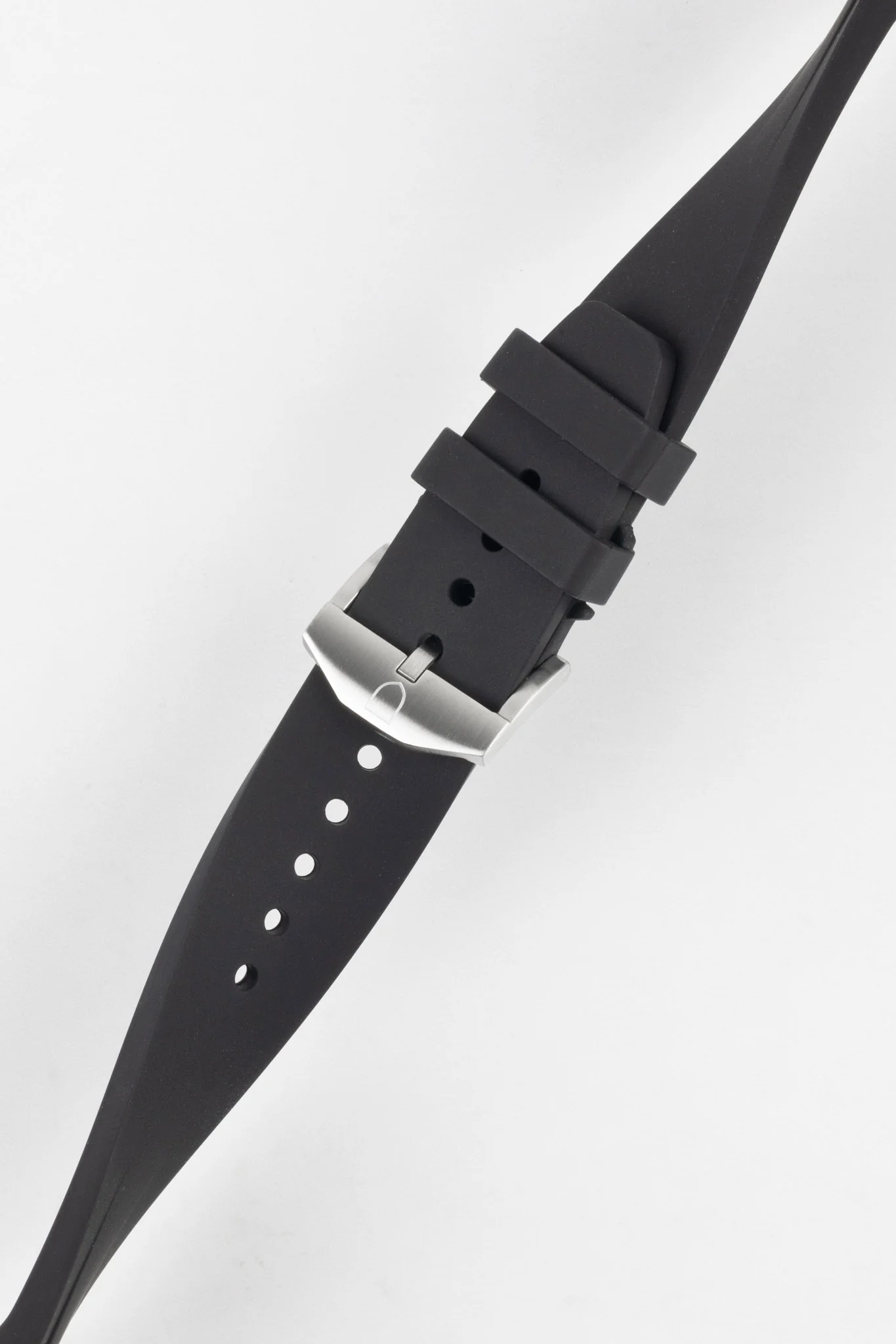 VANGUARD Integrated Rubber Watch Strap for Omega Speedmaster/ Moonswatch in BLACK - Image 5