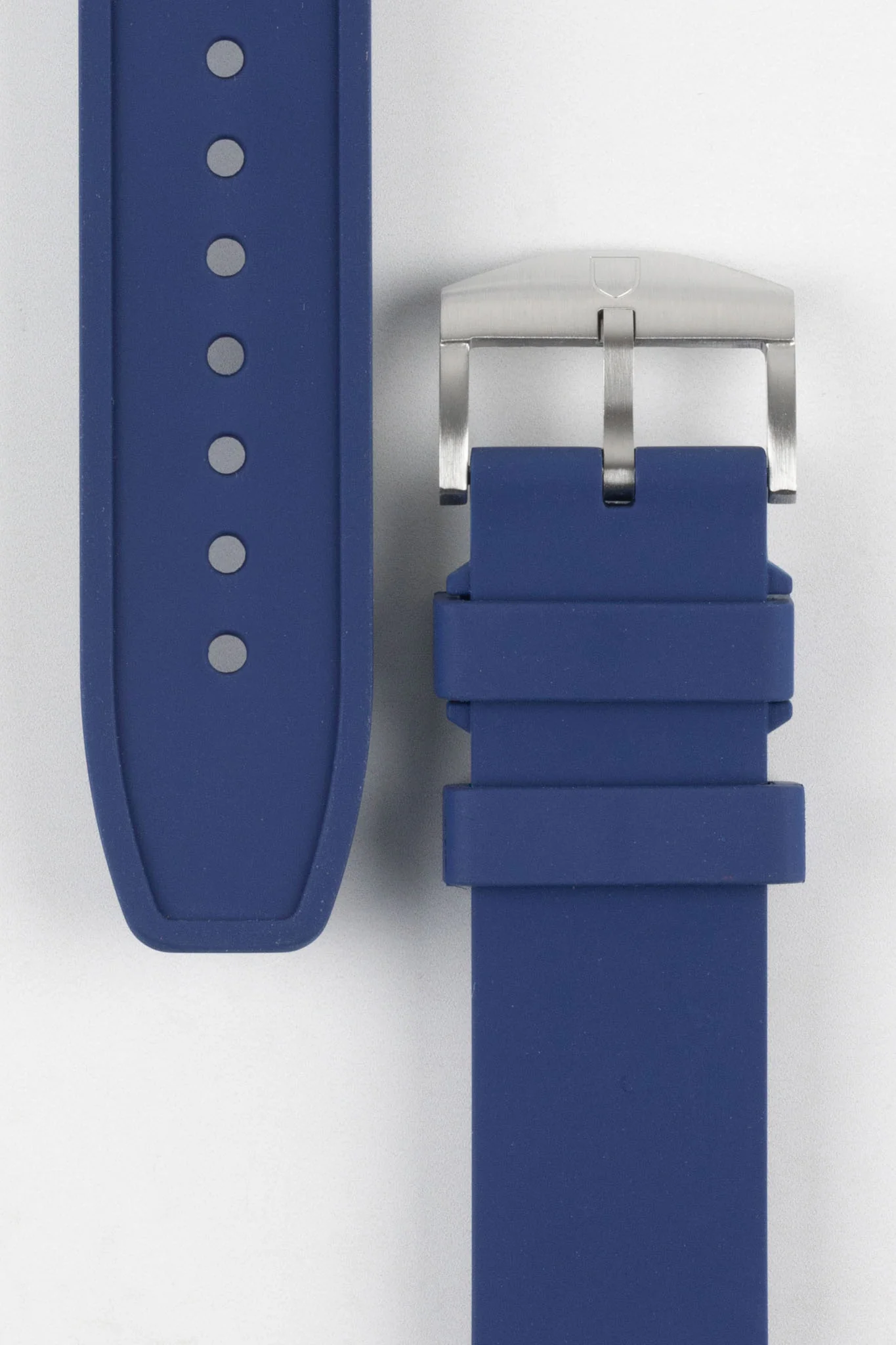 VANGUARD Integrated Rubber Watch Strap for Omega Speedmaster/ Moonswatch in BLUE - Image 3