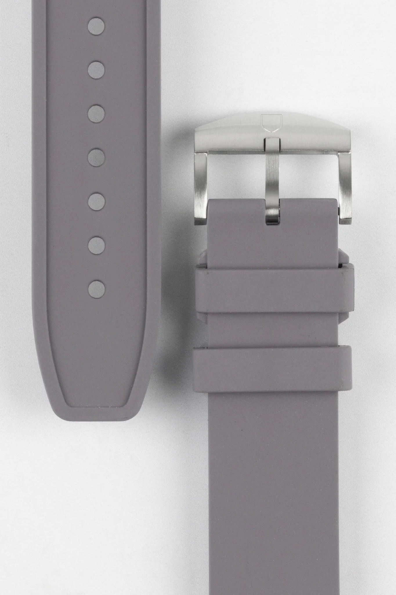 VANGUARD Integrated Rubber Watch Strap for Omega Speedmaster/ Moonswatch in GREY - Image 3