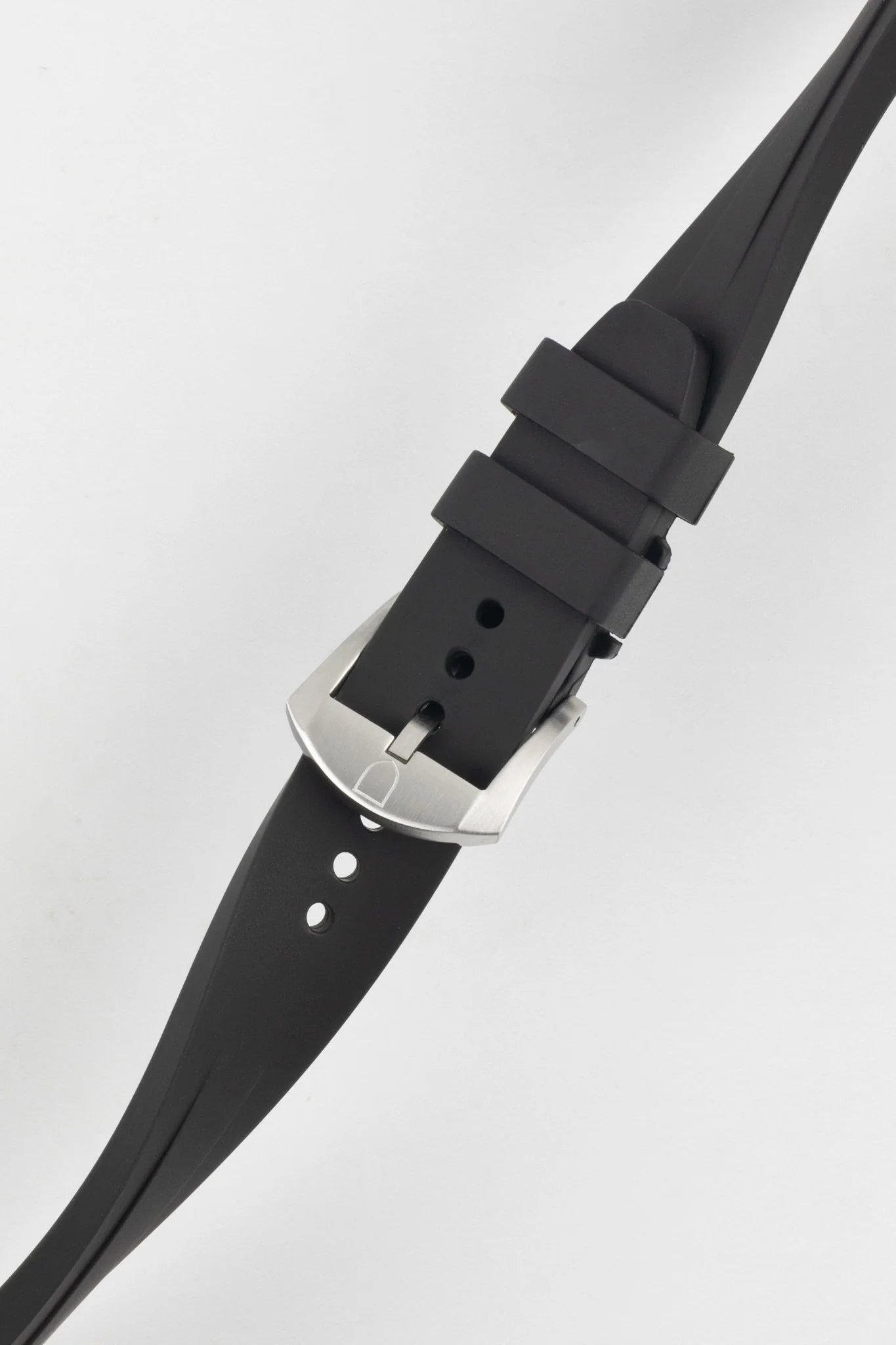 VANGUARD Integrated Rubber Watch Strap for Tudor Black Bay 54 in BLACK - Image 5