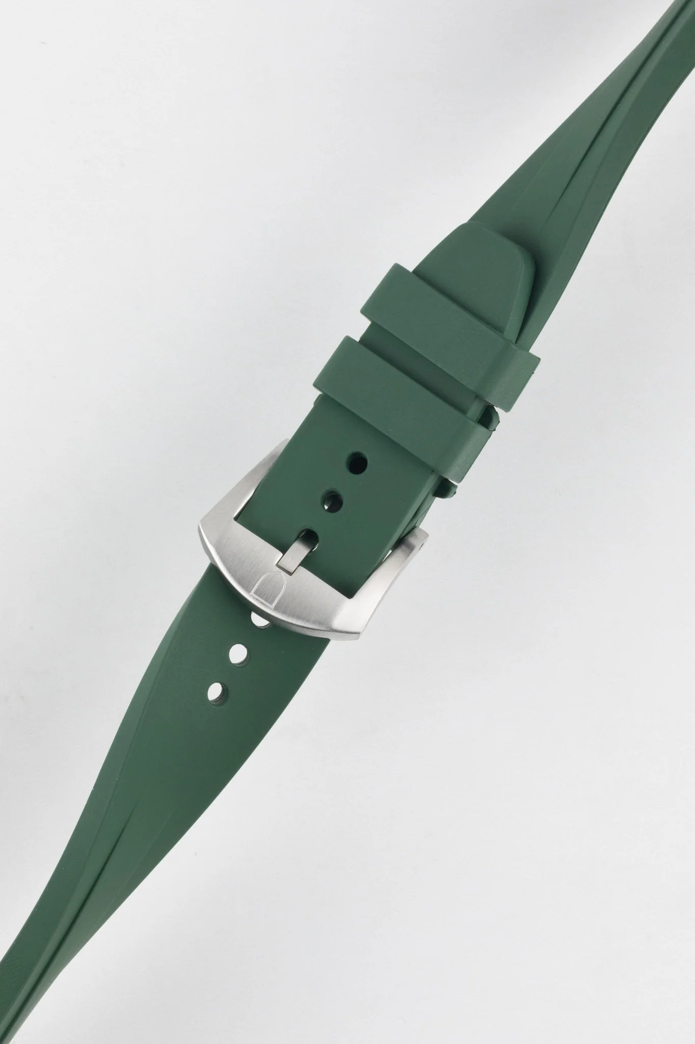 VANGUARD Integrated Rubber Watch Strap for Tudor Black Bay 54 in GREEN - Image 5