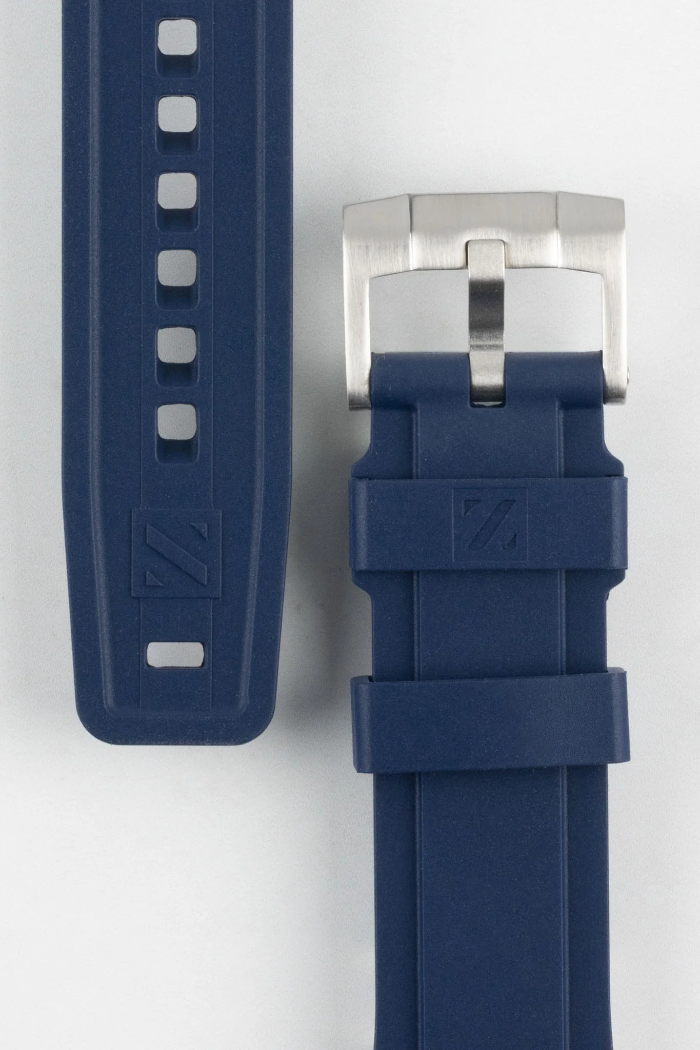 ZEALANDE ZBC06 Rubber Watch Strap for Omega Seamaster Aqua Terra in BLUE - Image 3