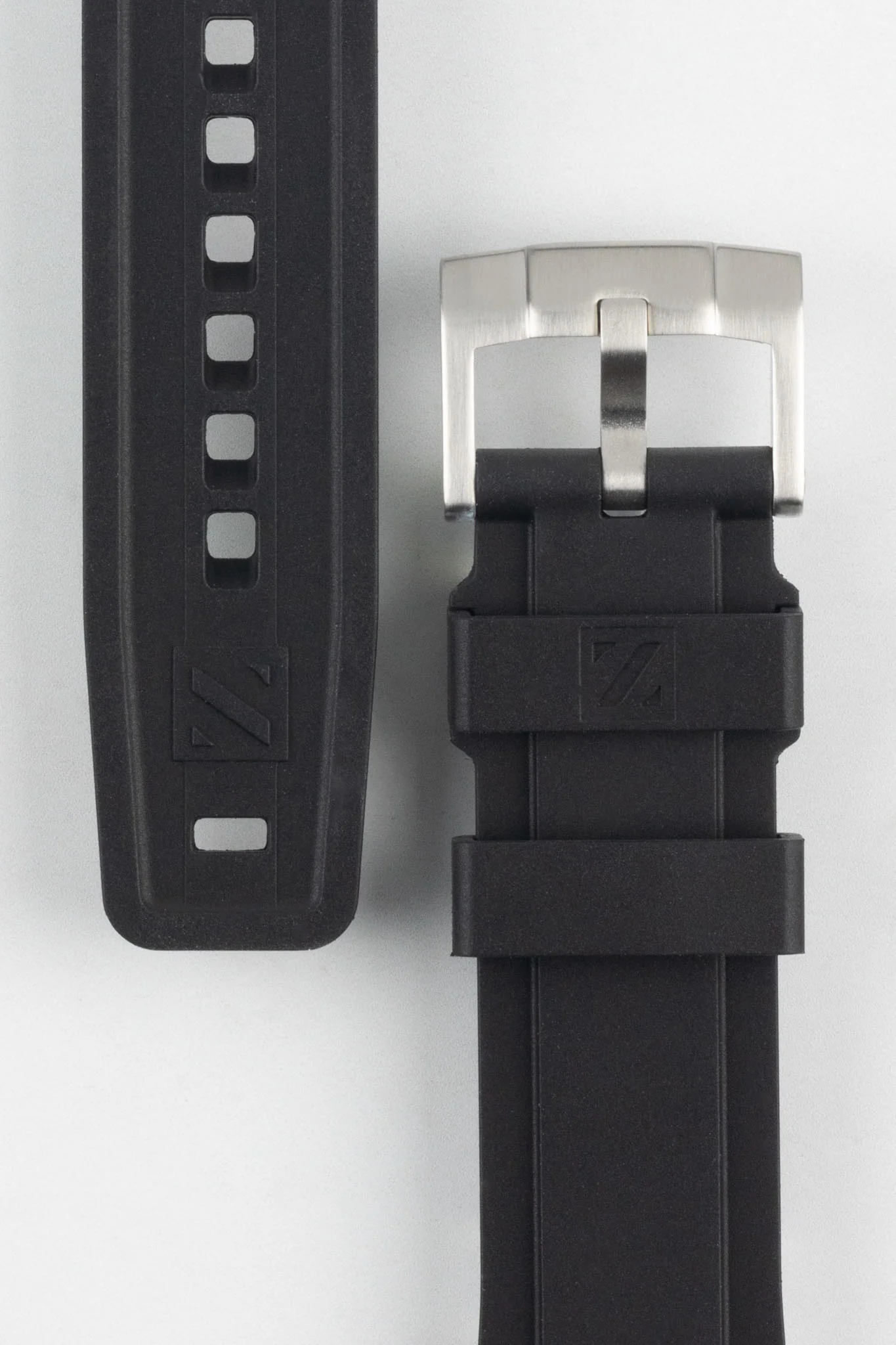 ZEALANDE ZBC07 Rubber Watch Strap for Omega Seamaster Planet Ocean in BLACK - Image 3