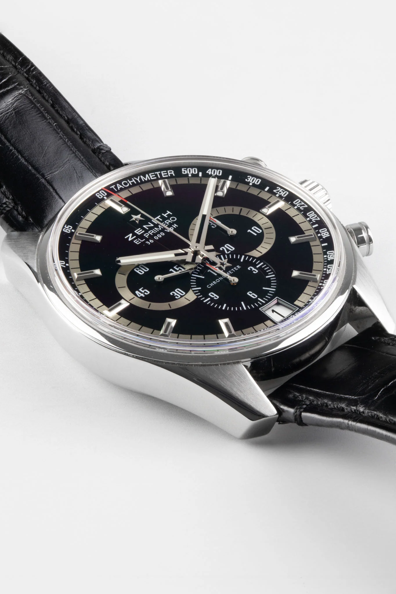 ZENITH 03.2040.400/21.C496 El Primero 36'000VPH Automatic Chronograph – Black Dial - Image 3