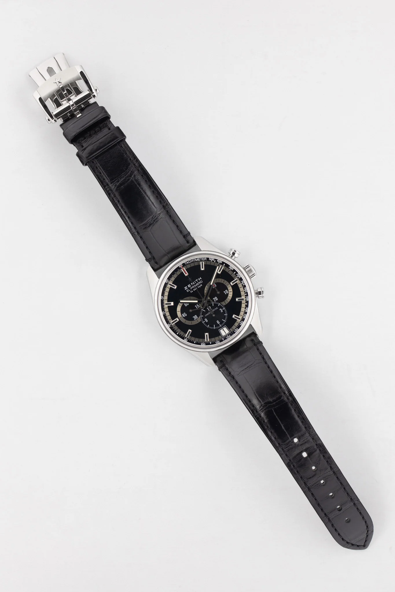 ZENITH 03.2040.400/21.C496 El Primero 36'000VPH Automatic Chronograph – Black Dial - Image 6