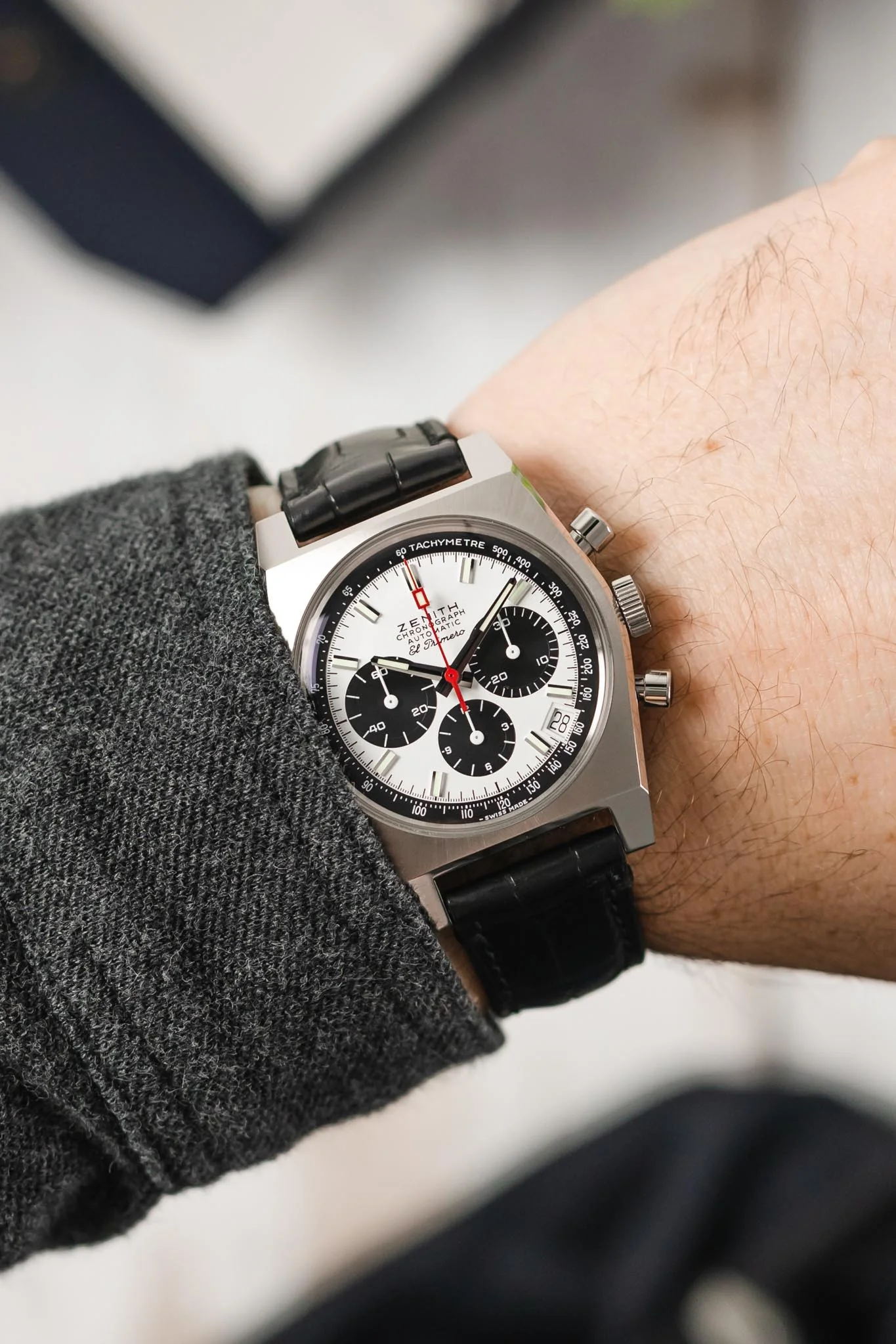 ZENITH 03.A384.400/21.C815 Chronomaster Revival El Primero 37mm Automatic Tonneau Watch - Image 2