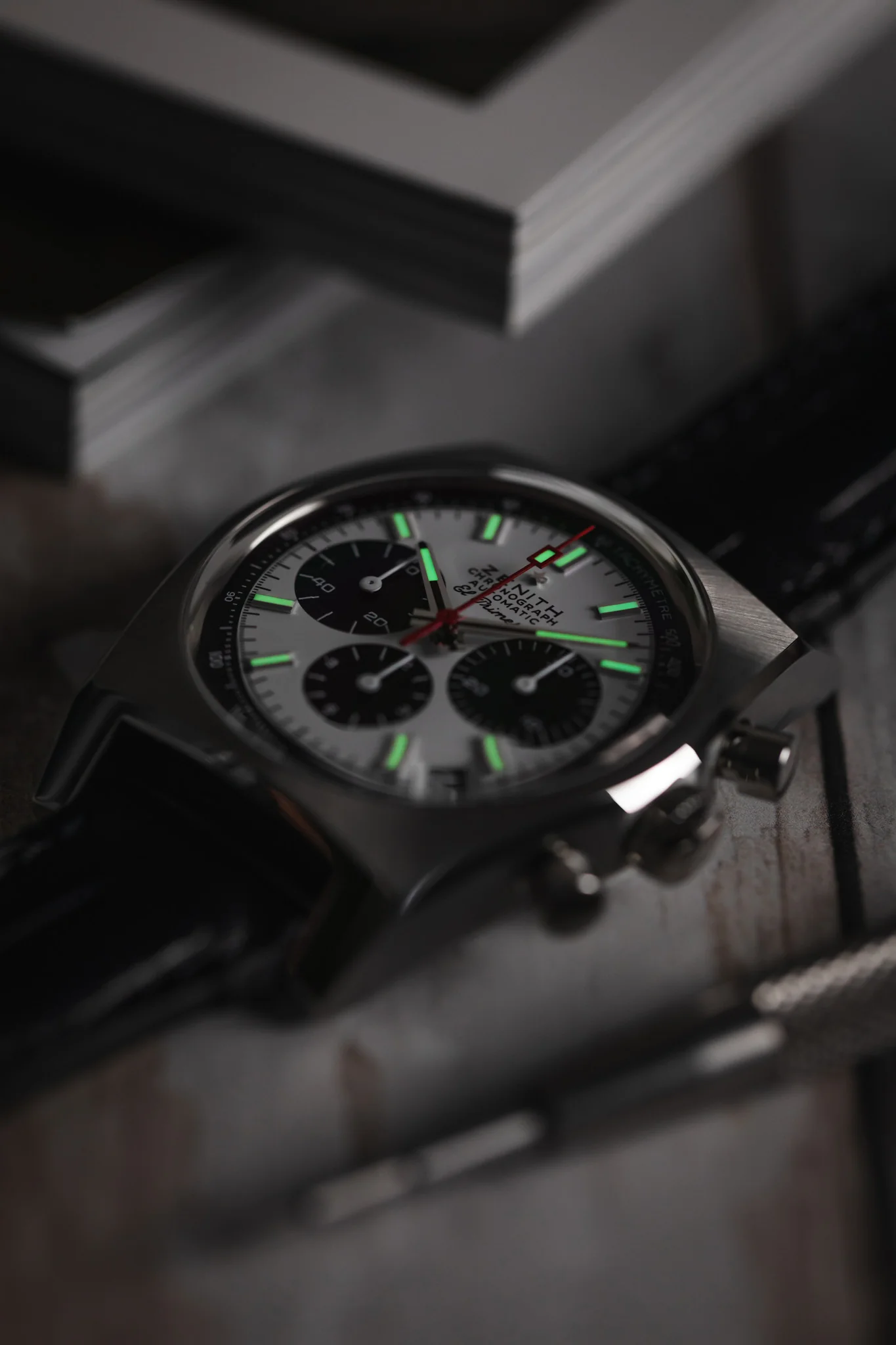 ZENITH 03.A384.400/21.C815 Chronomaster Revival El Primero 37mm Automatic Tonneau Watch - Image 7