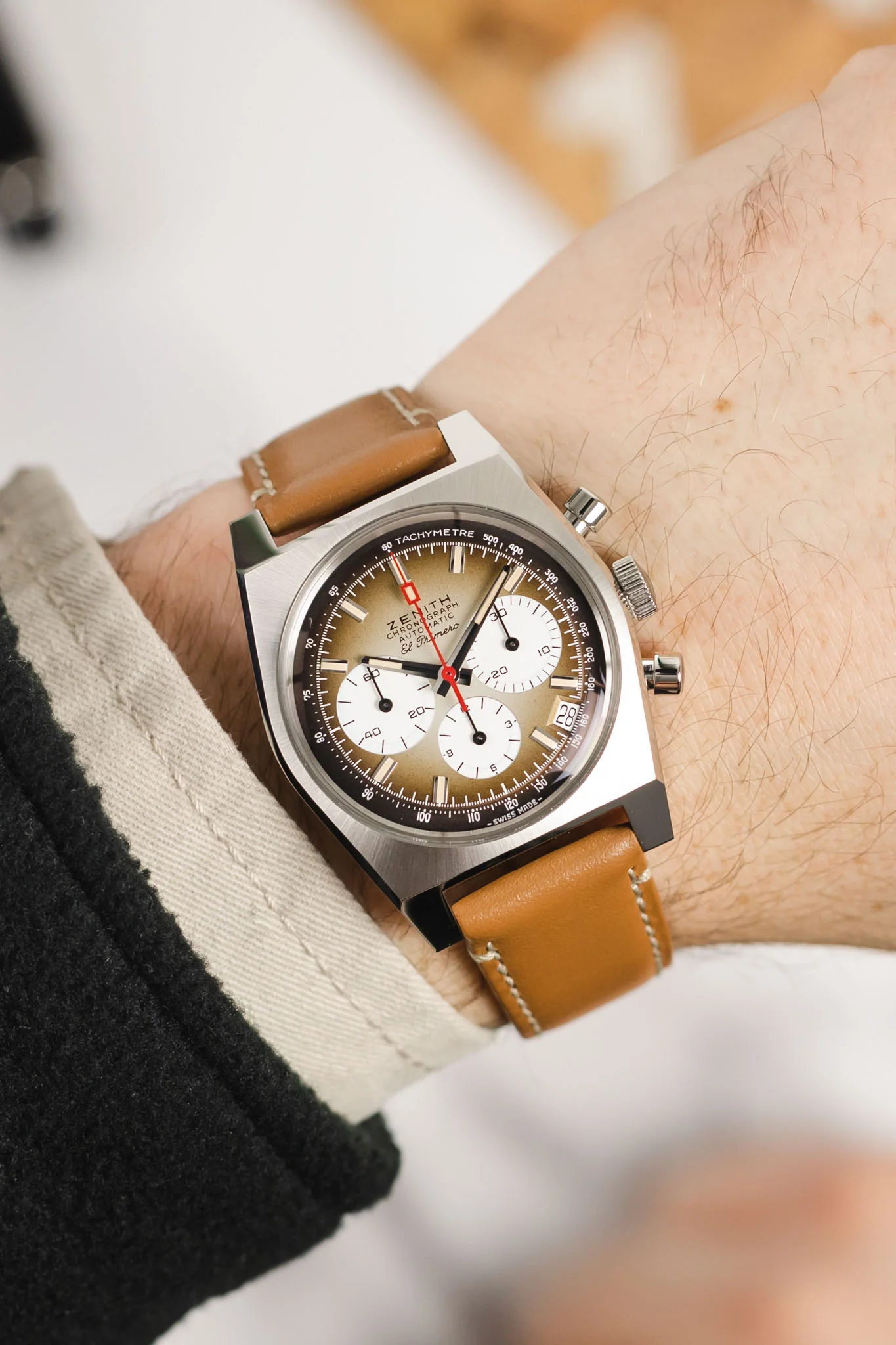ZENITH 03.A384.400/385.C855 Chronomaster Revival El Primero 37mm Automatic Tonneau Watch - Image 2