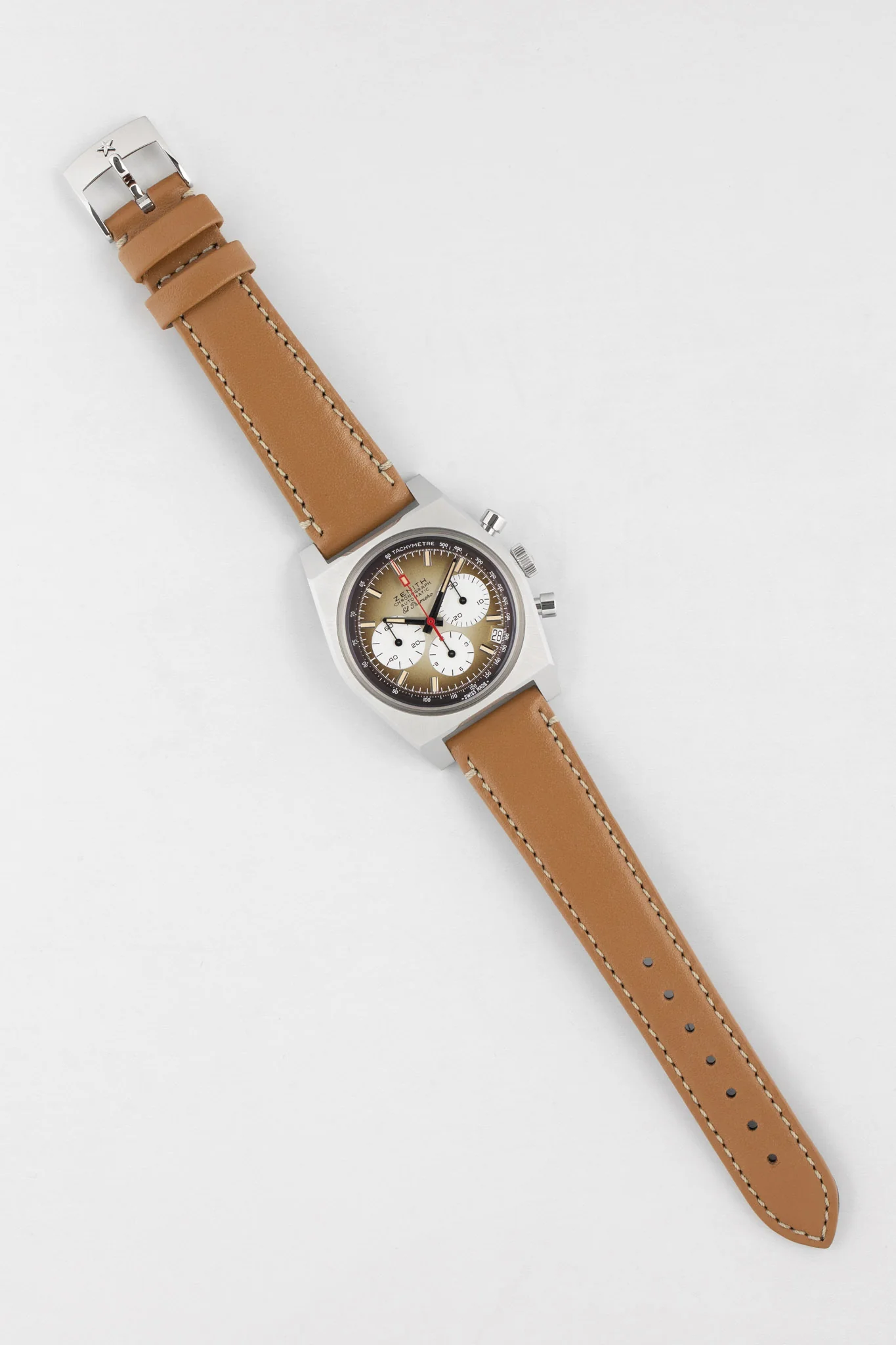 ZENITH 03.A384.400/385.C855 Chronomaster Revival El Primero 37mm Automatic Tonneau Watch - Image 7
