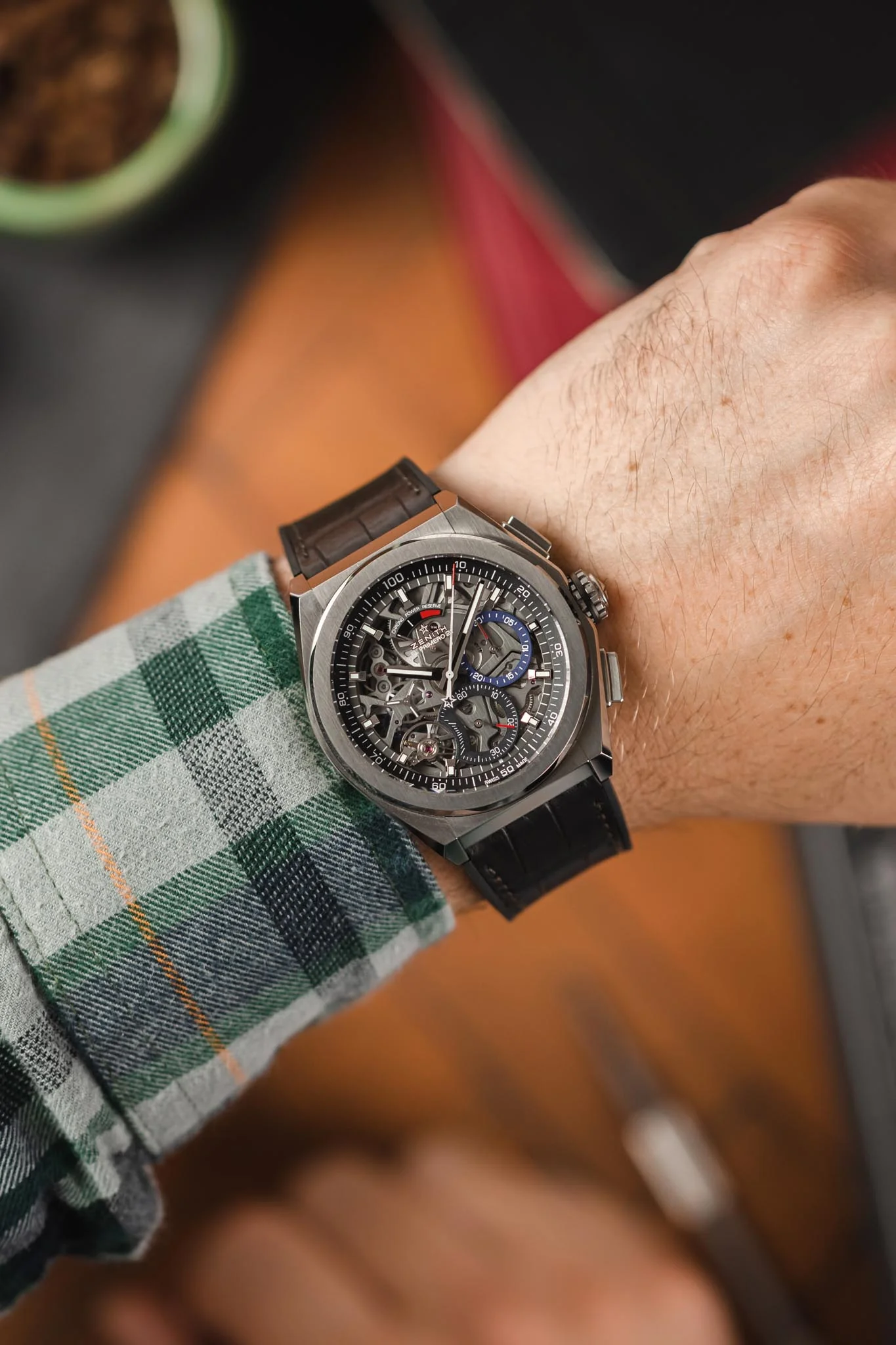ZENITH 95.9000.9004/78.R582 Defy 21 44mm Titanium Automatic Chronograph - Skeleton Dial - Image 2