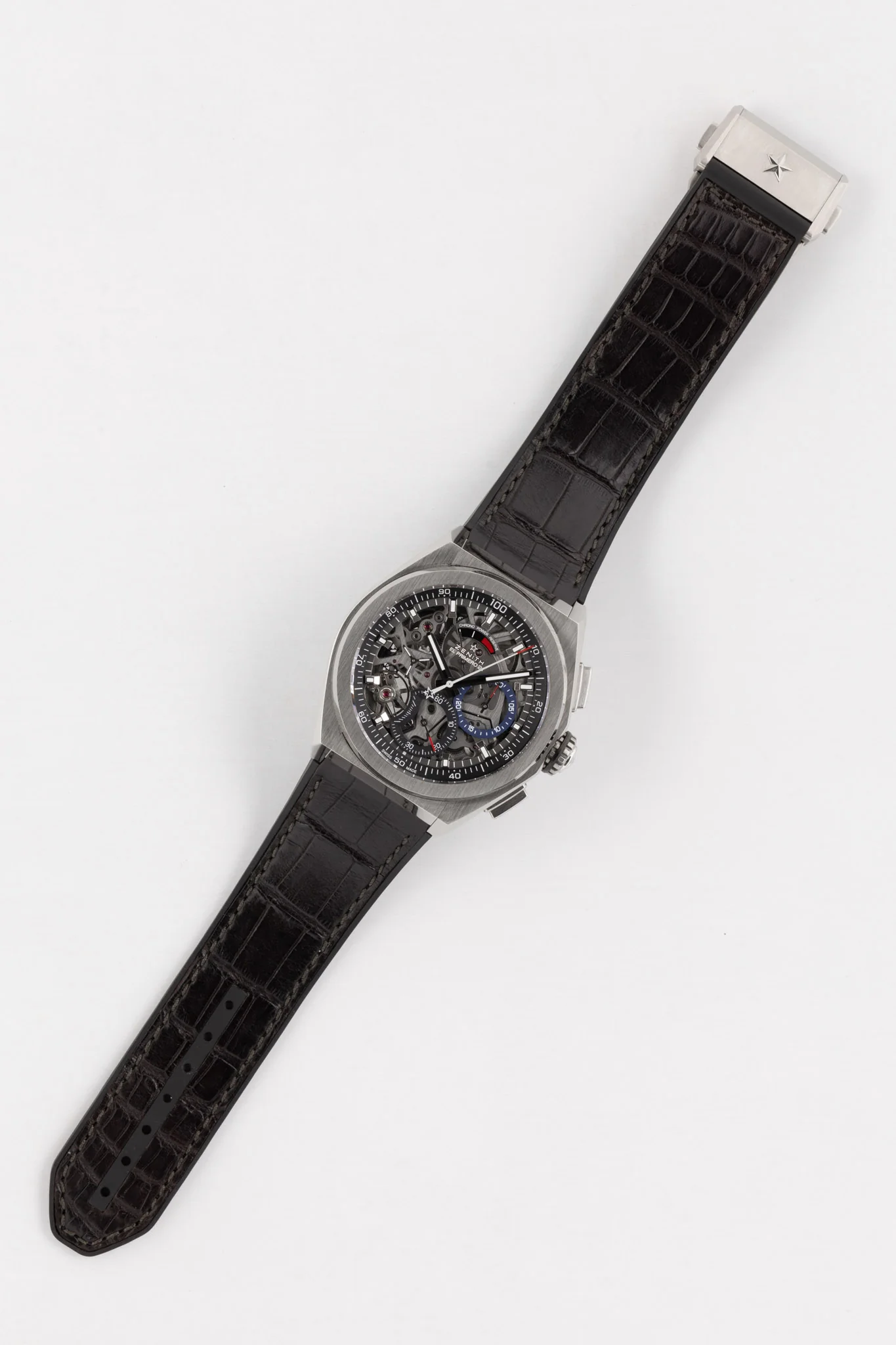ZENITH 95.9000.9004/78.R582 Defy 21 44mm Titanium Automatic Chronograph - Skeleton Dial - Image 3