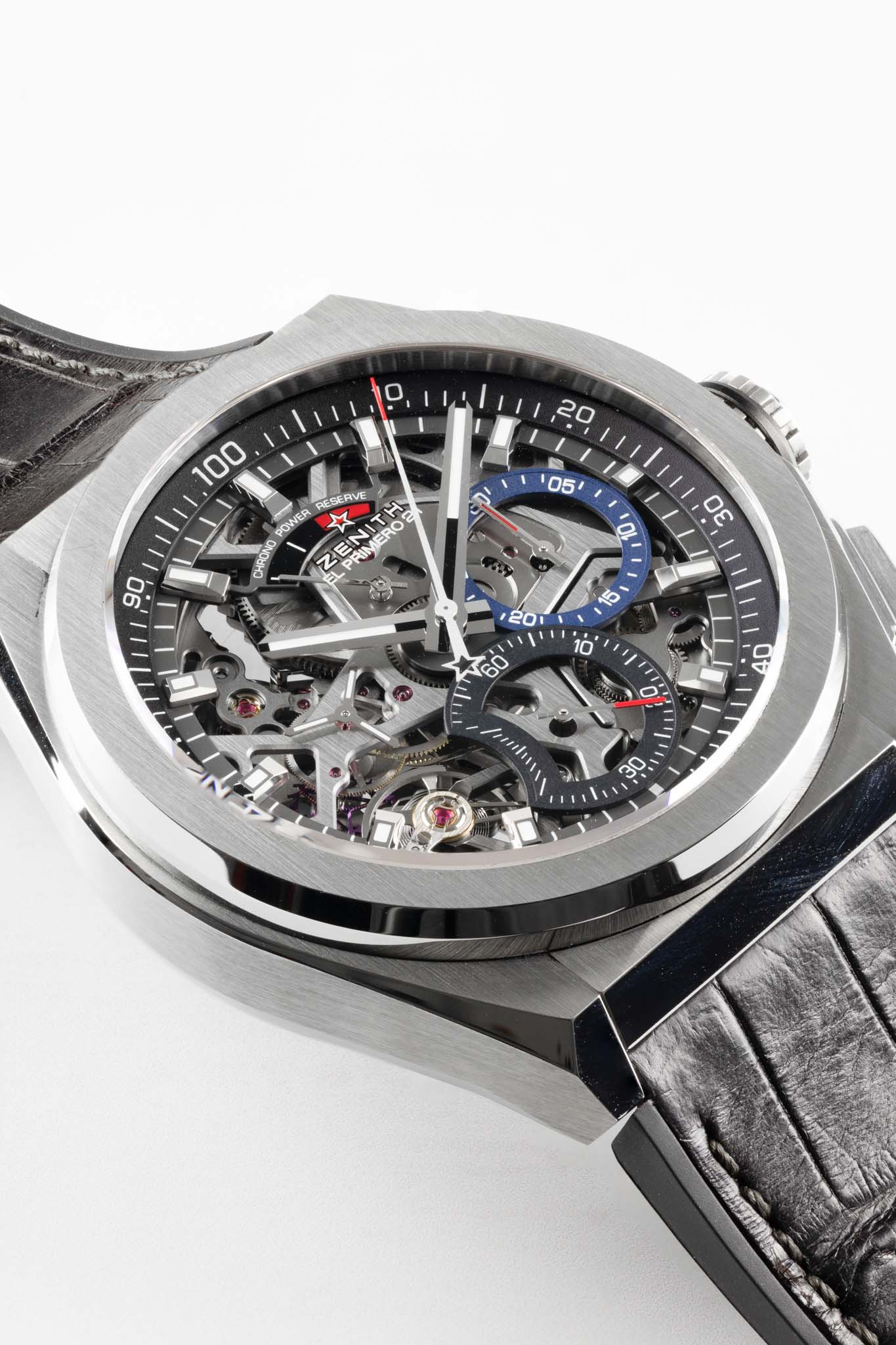 ZENITH 95.9000.9004/78.R582 Defy 21 44mm Titanium Automatic Chronograph - Skeleton Dial - Image 5