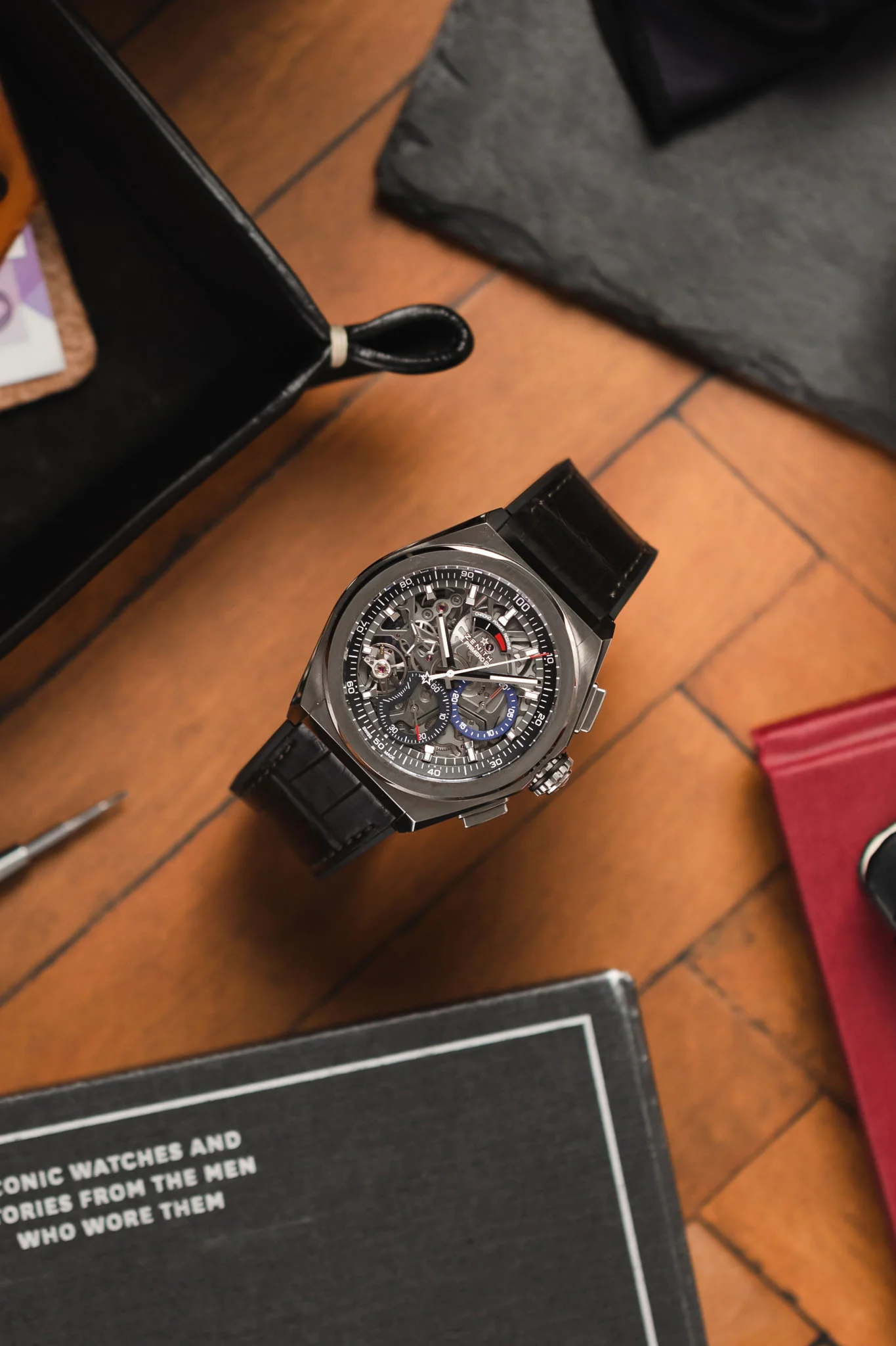 ZENITH 95.9000.9004/78.R582 Defy 21 44mm Titanium Automatic Chronograph - Skeleton Dial - Image 6